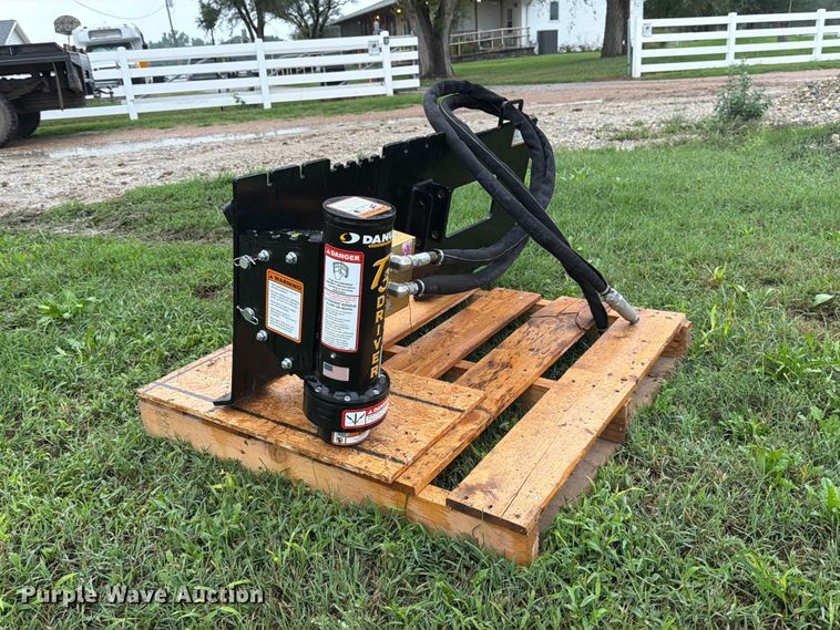 Danuser T3 Skid Steer Post Driver - Government Auction in Valley Center ...