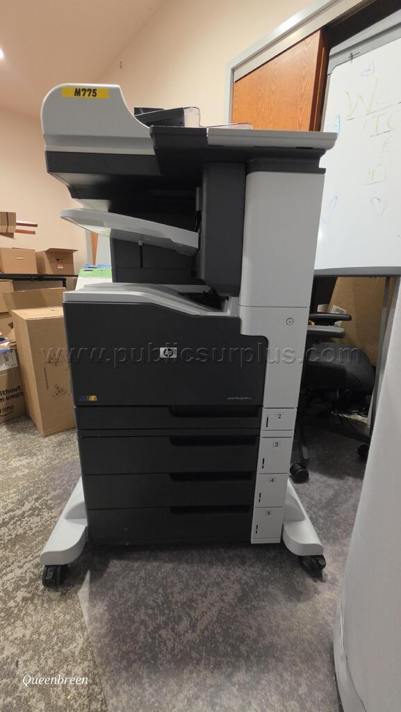 MFP Copier Laser 700 Color MFP M775. Model CC524A - Government Auction ...