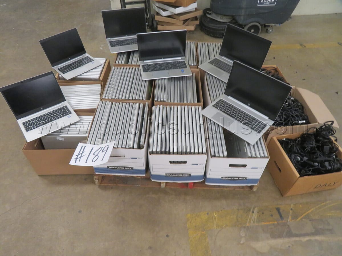 Broken HP Laptops - Government Auction in Manassas, VA | GovAuctions.app