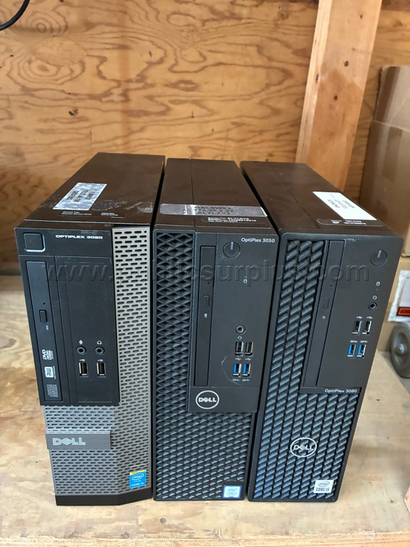 Lot 12 B 3 Dell Computer with hard drives - Government Auction in ...