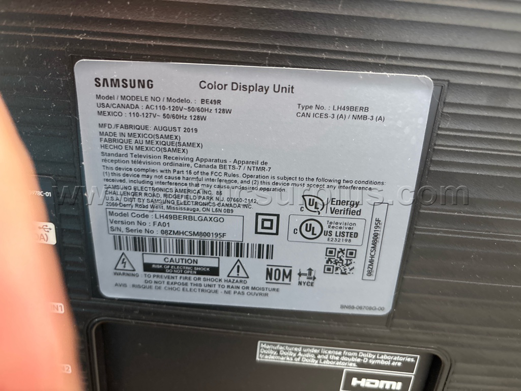 Samsung BE49R - 49