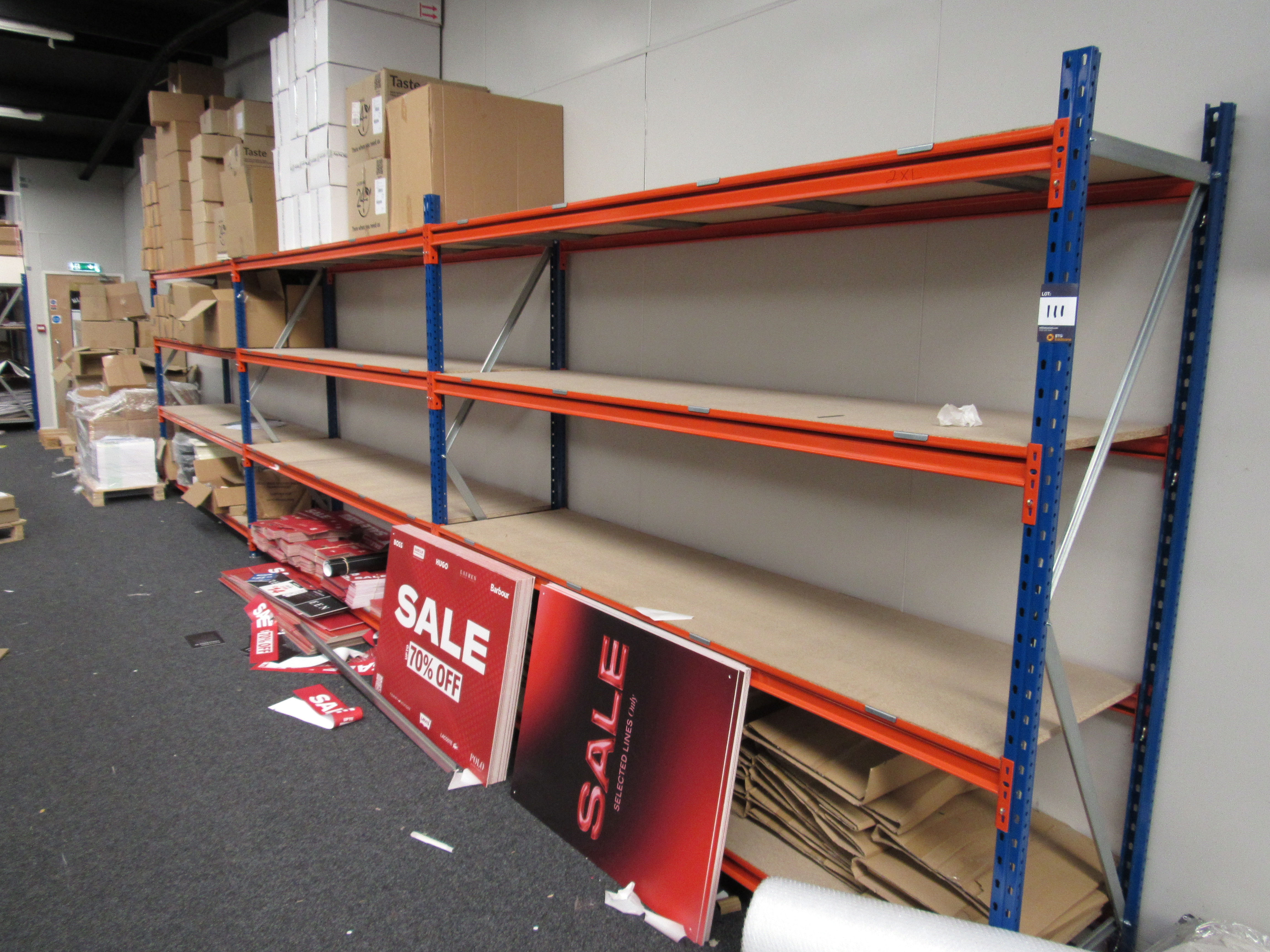 3 bays stock racking - photo 1