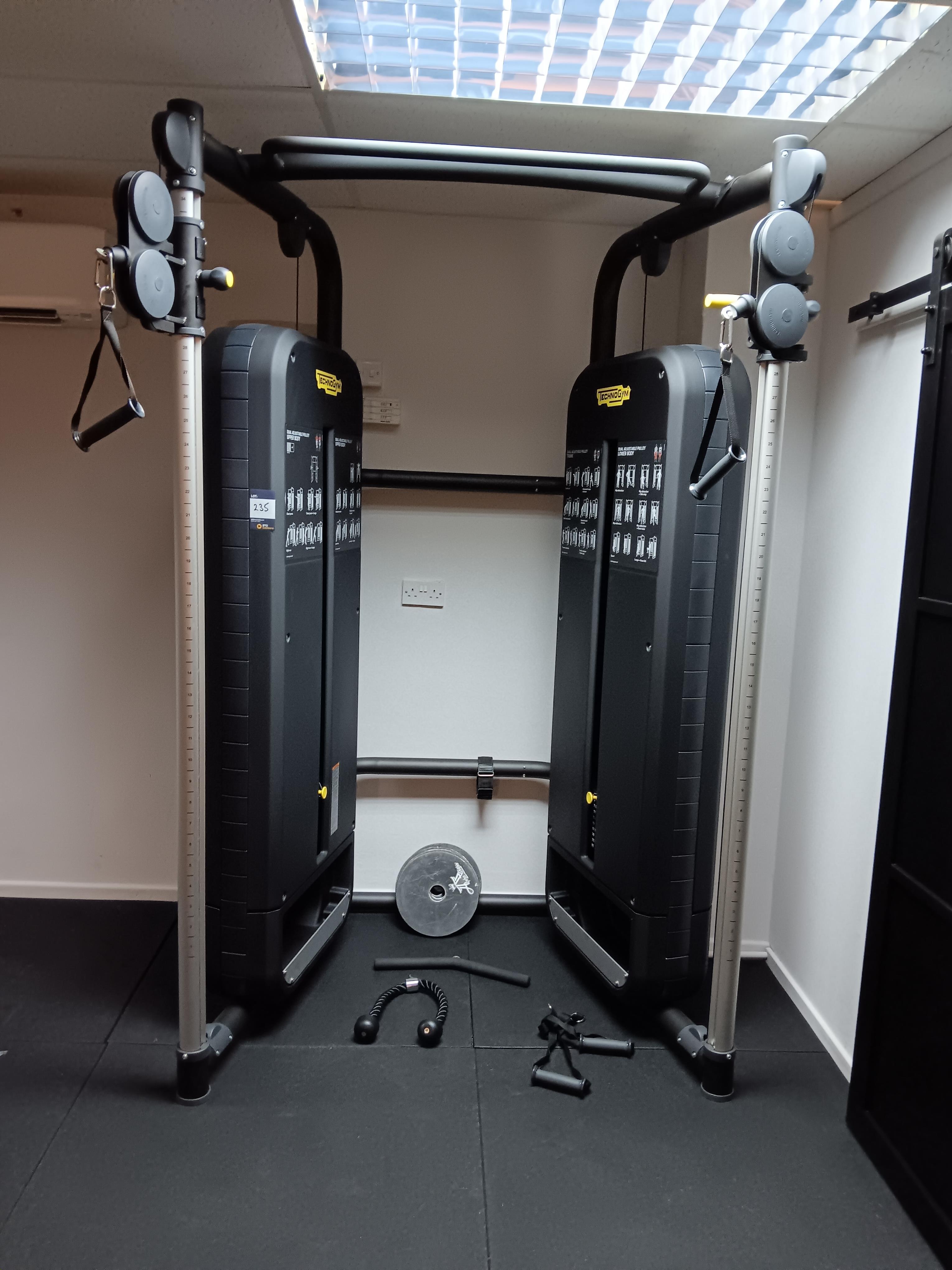 Technogym element dual adjustable pully functional trainer to include various pully attachments ( - photo 1