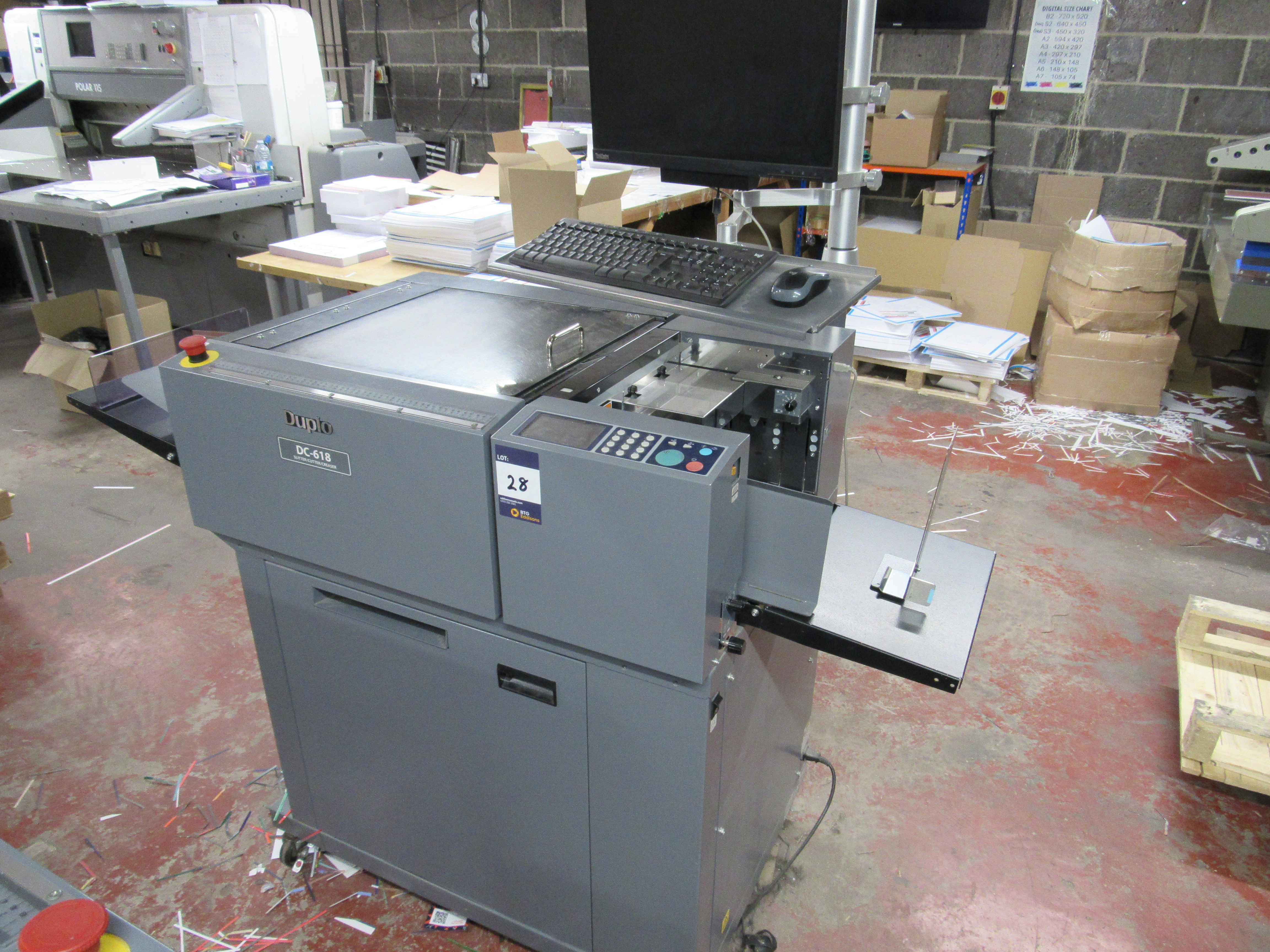 Duplo DC-618 Slitter Cutter Creaser, 2023, SN 230654041. (sold subject to finance company approval) - photo 1