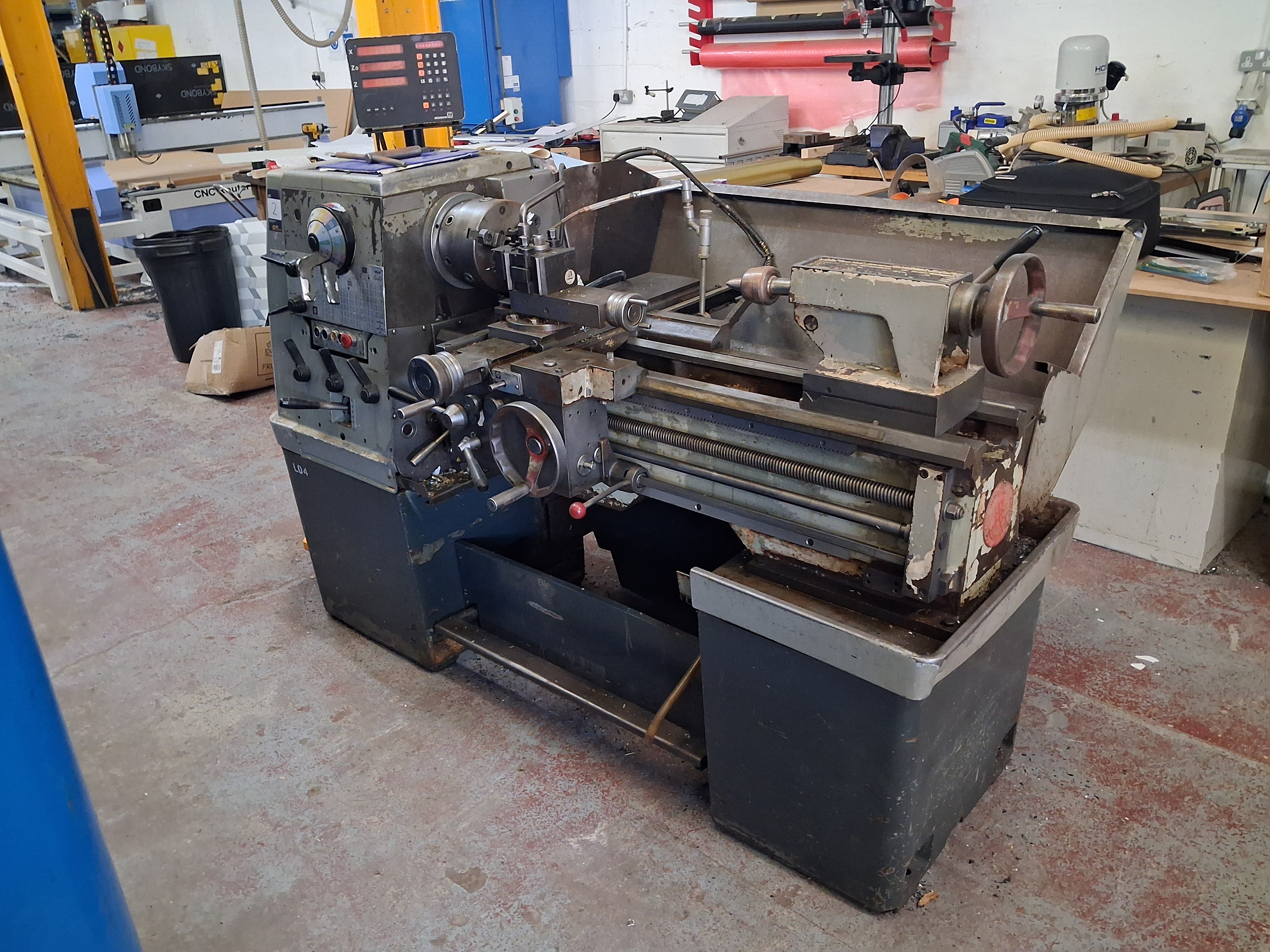 Colchester Harrison Gap Bed Centre Lathe with Heidenhain 3 axis DRO. 415V — photo 1