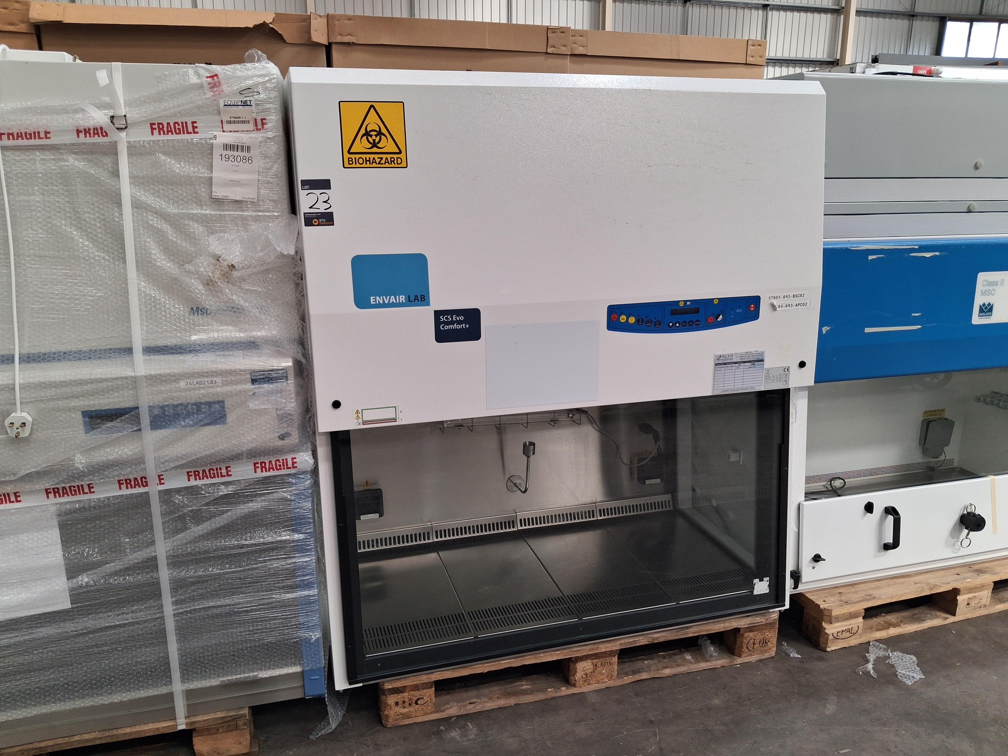 ENVAIR LAB SCS Evo Comfort+ High-Performance Microbiological Safety Cabinet. 240V - photo 1