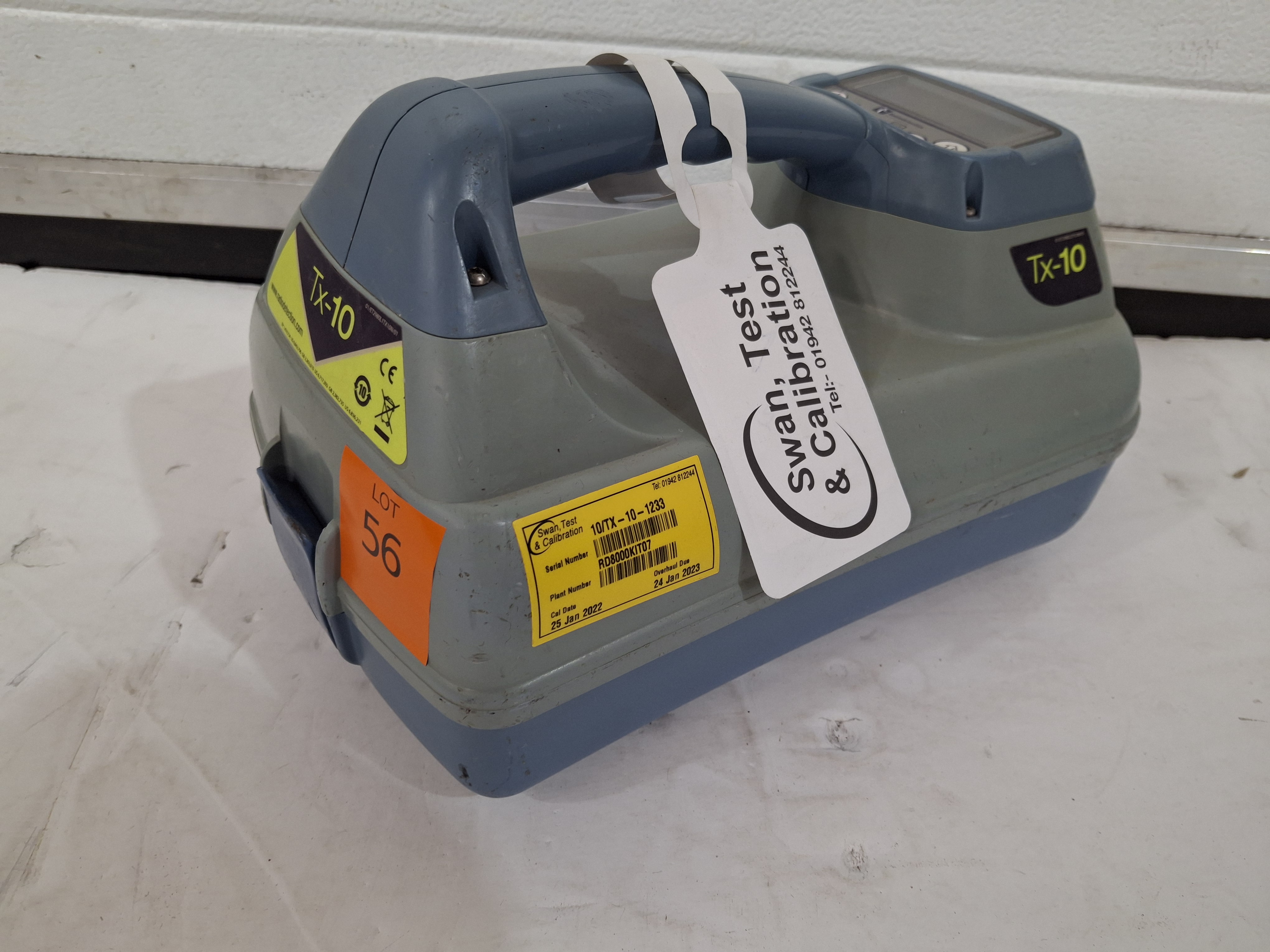 Radiodetection Ltd TX-10 Transmitter; SN:10/TX-10-1233; Plant Number: RD8000KIT07 - photo 1