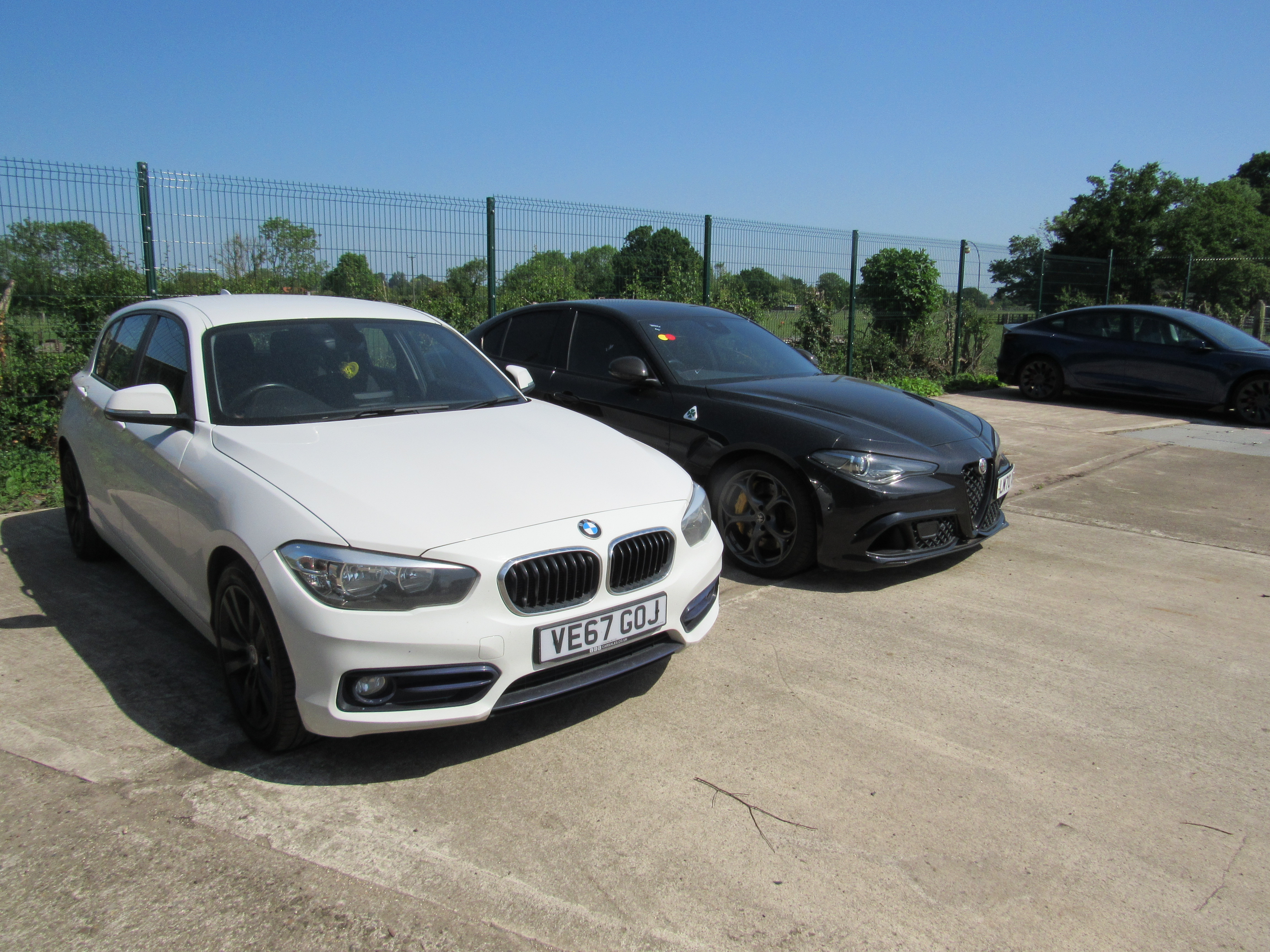 BMW 116d Sport Registration VE67 GOJ, Date of Registration 21 December 2017, White, Diesel, 89,850 m - photo 1