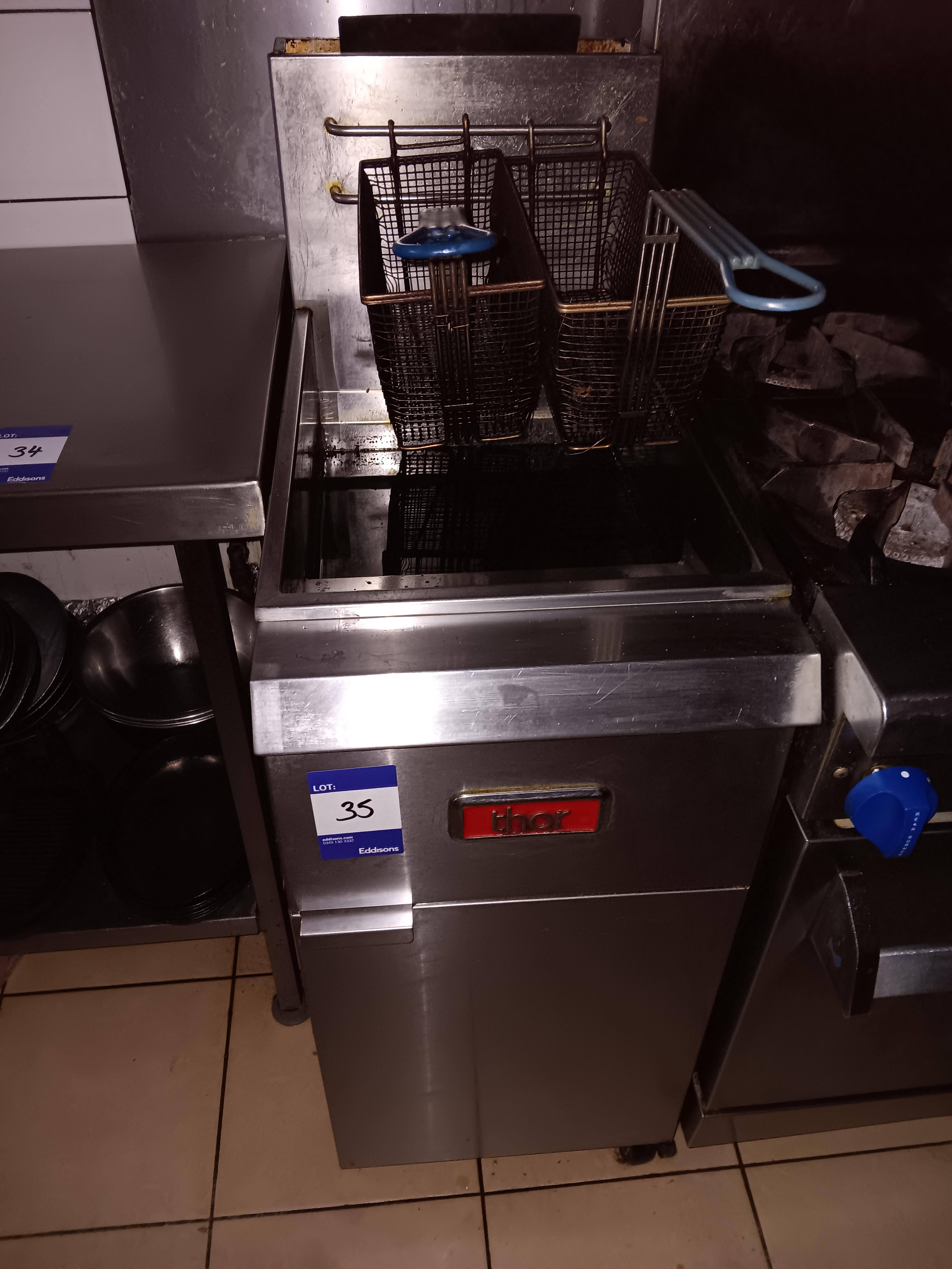 Thor Twin Basket Deep Fat Fryer - If Disconnection is Required it is the Purchasers Responsibility t - photo 1