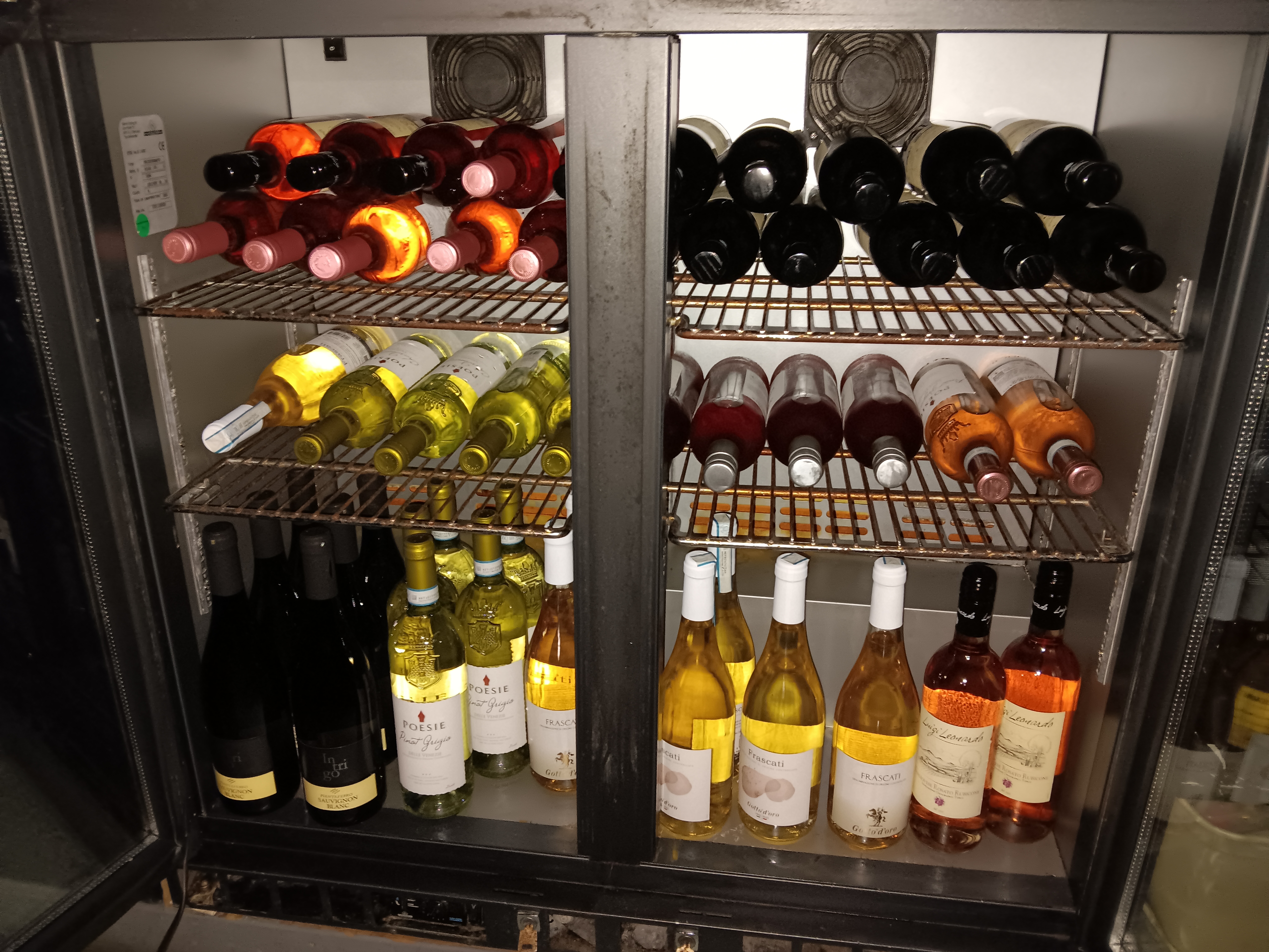 Contents of Fridge Containing 51 x Bottles of Assorted Wine - photo 1