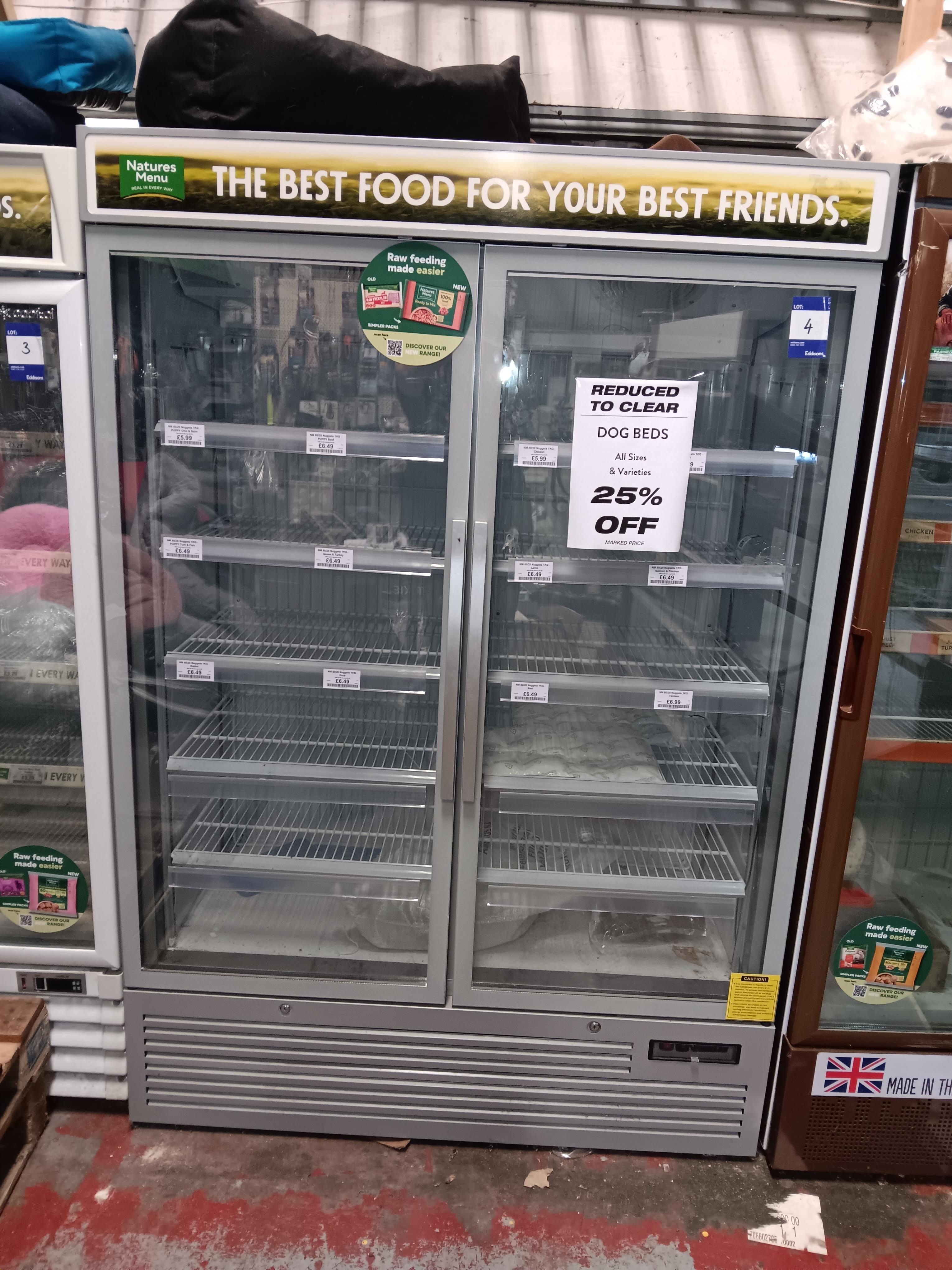 Capitol Upright 2-Door Fridge — photo 1