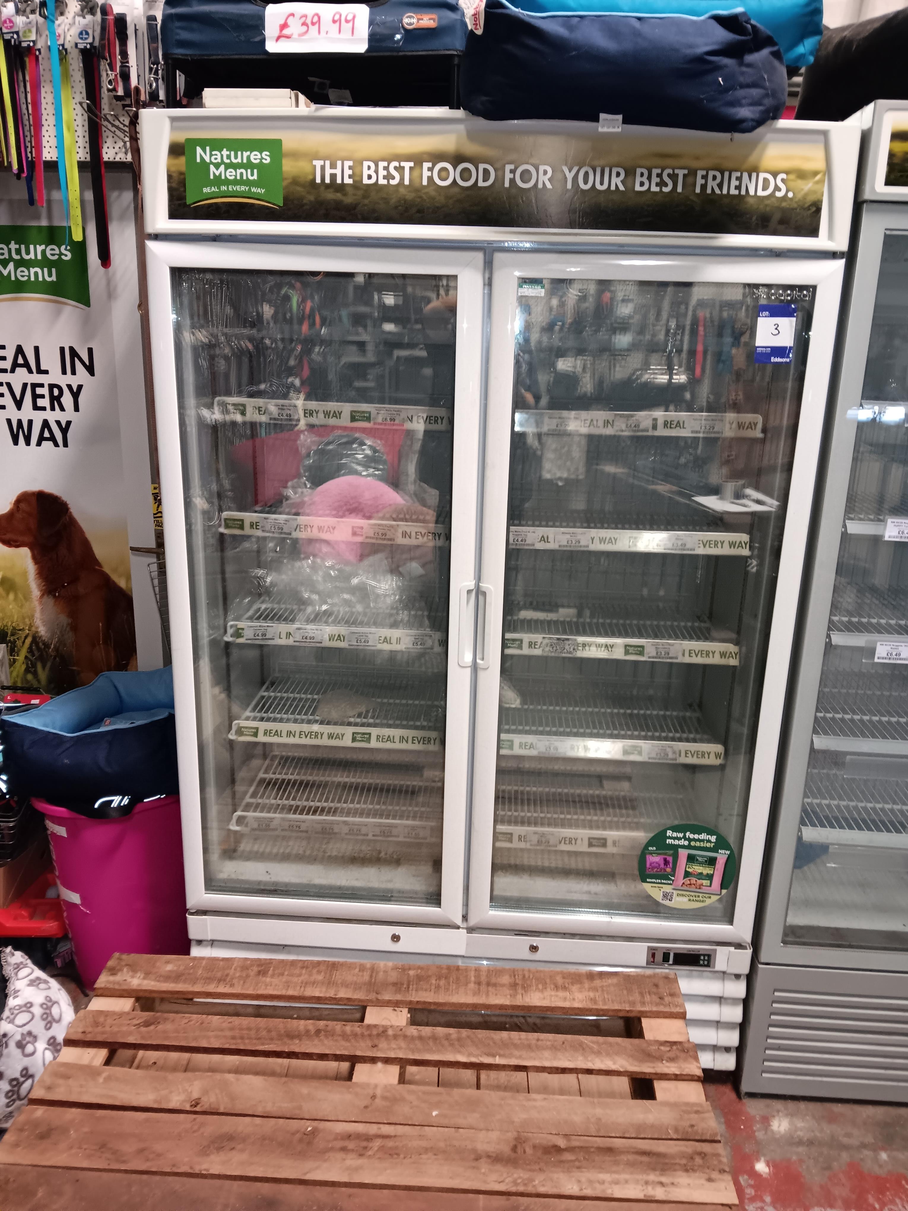 Capitol Upright 2-Door Fridge — photo 1