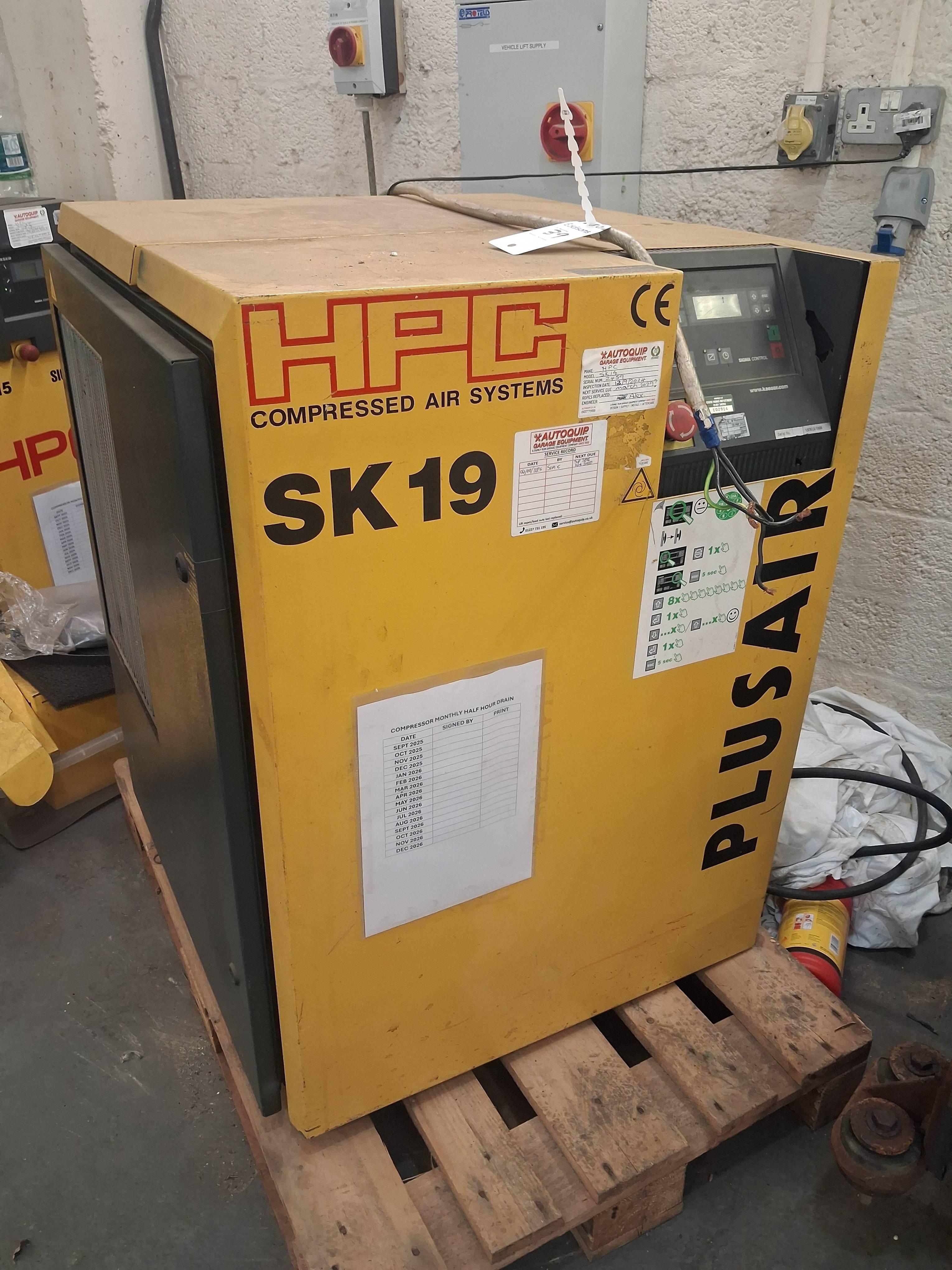 HPC SK19 Rotary Screw Compressor - photo 1