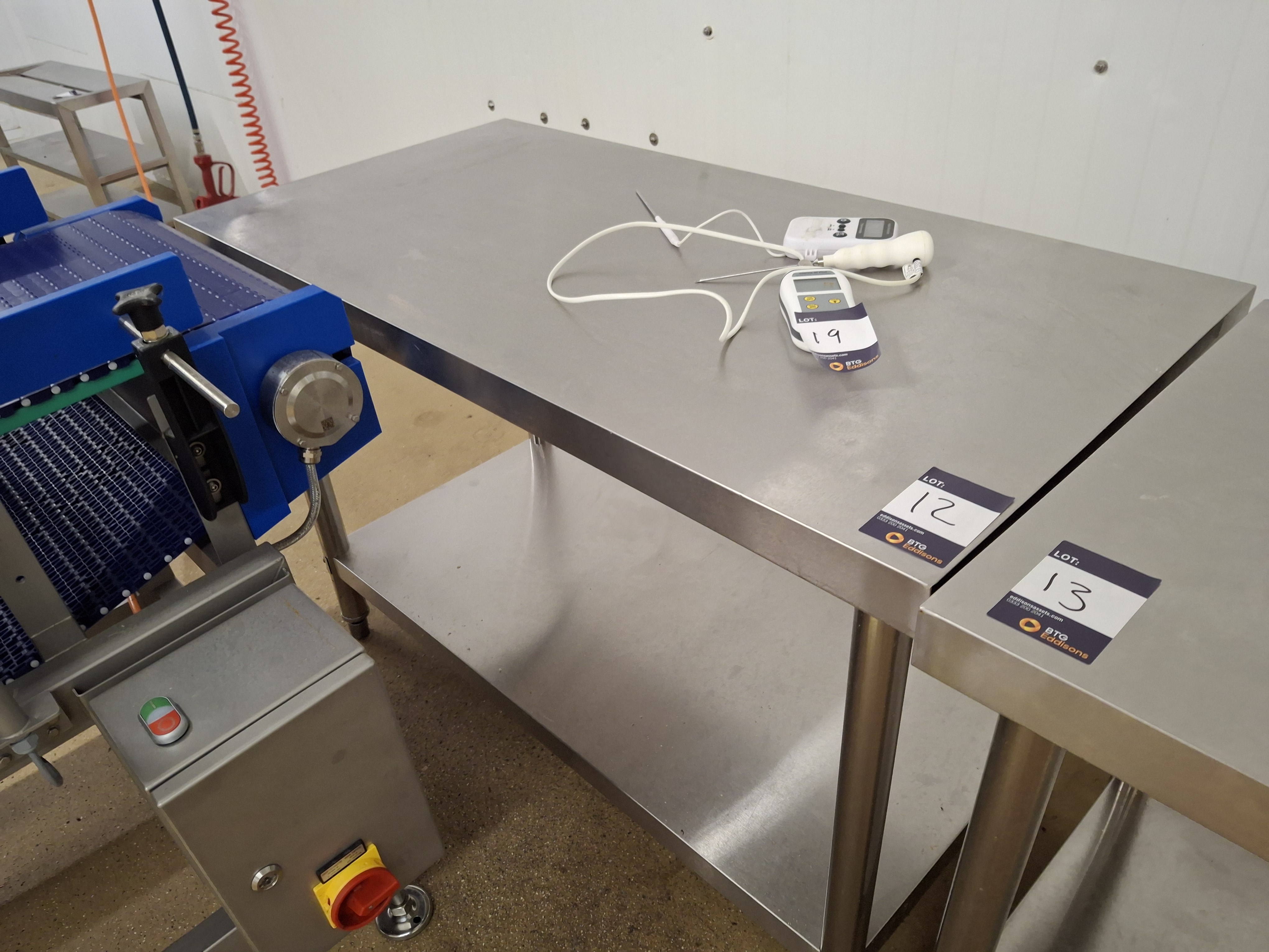 Stainless steel two tier preparation table 1200m(L) x 600(D) x 800(H) — photo 1