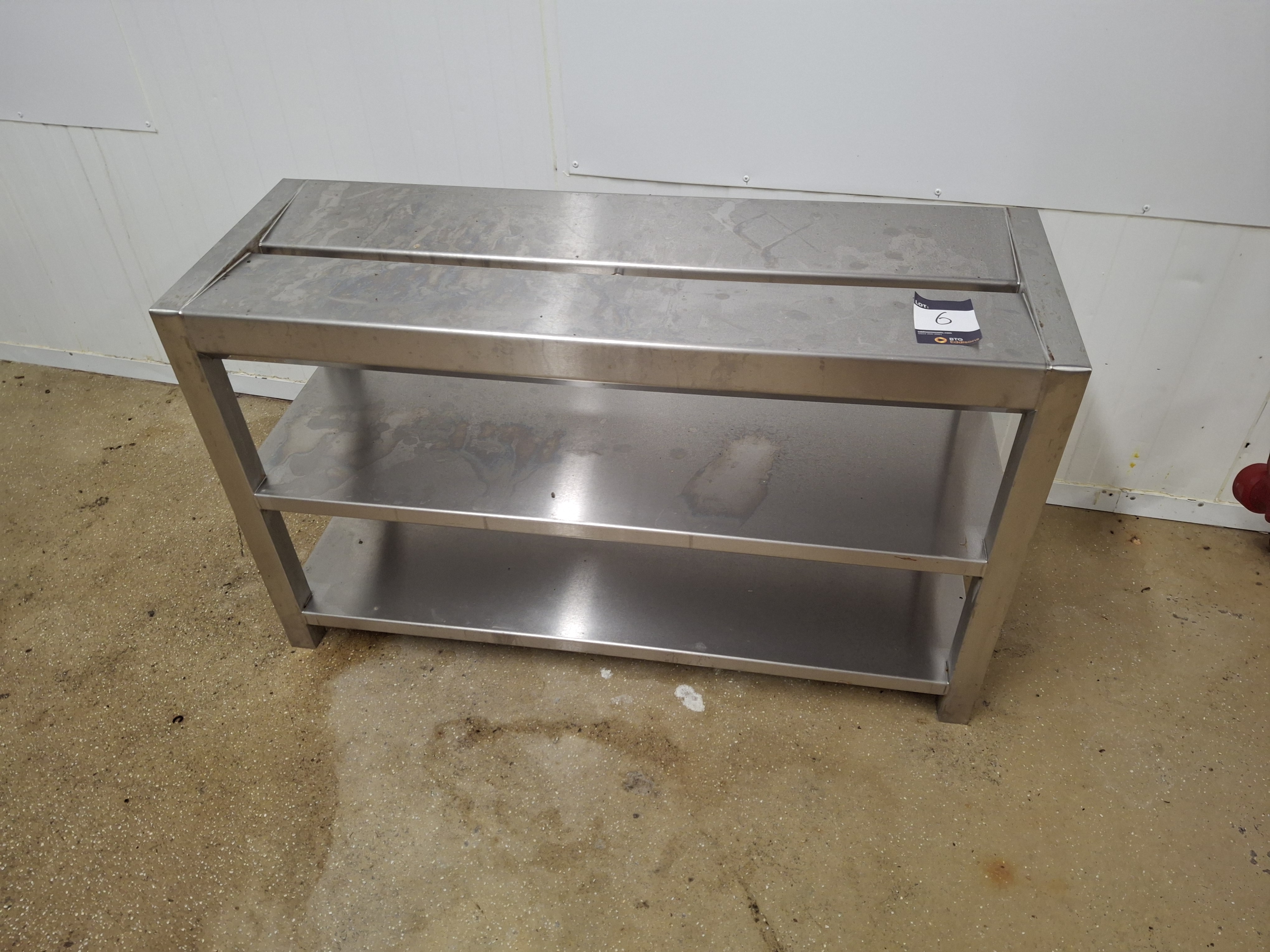 Stainless steel 3 tier rack 1000mm(L) x 350(D) x 600 (H) — photo 1