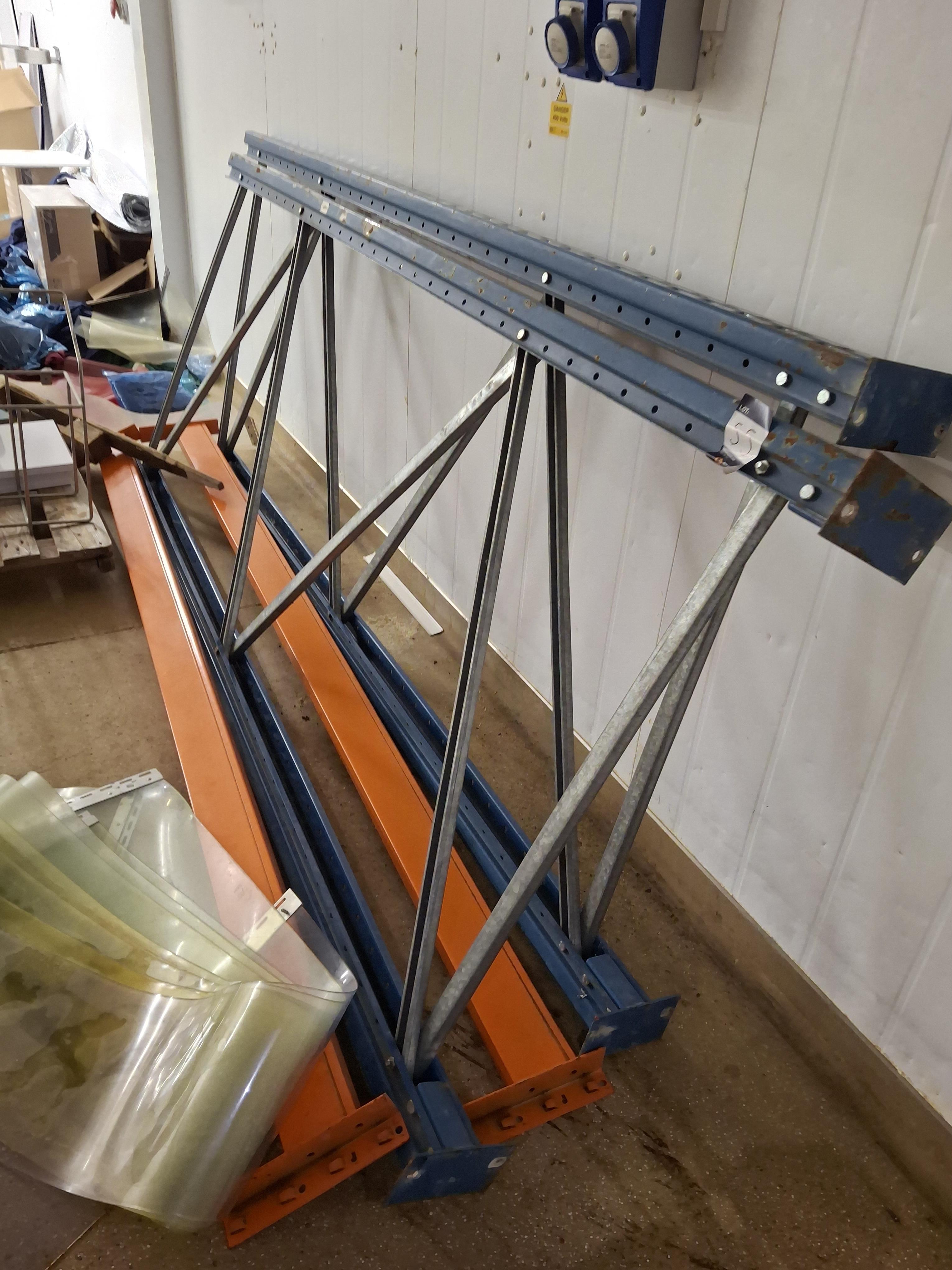 Disassembled bay of pallet racking - photo 1