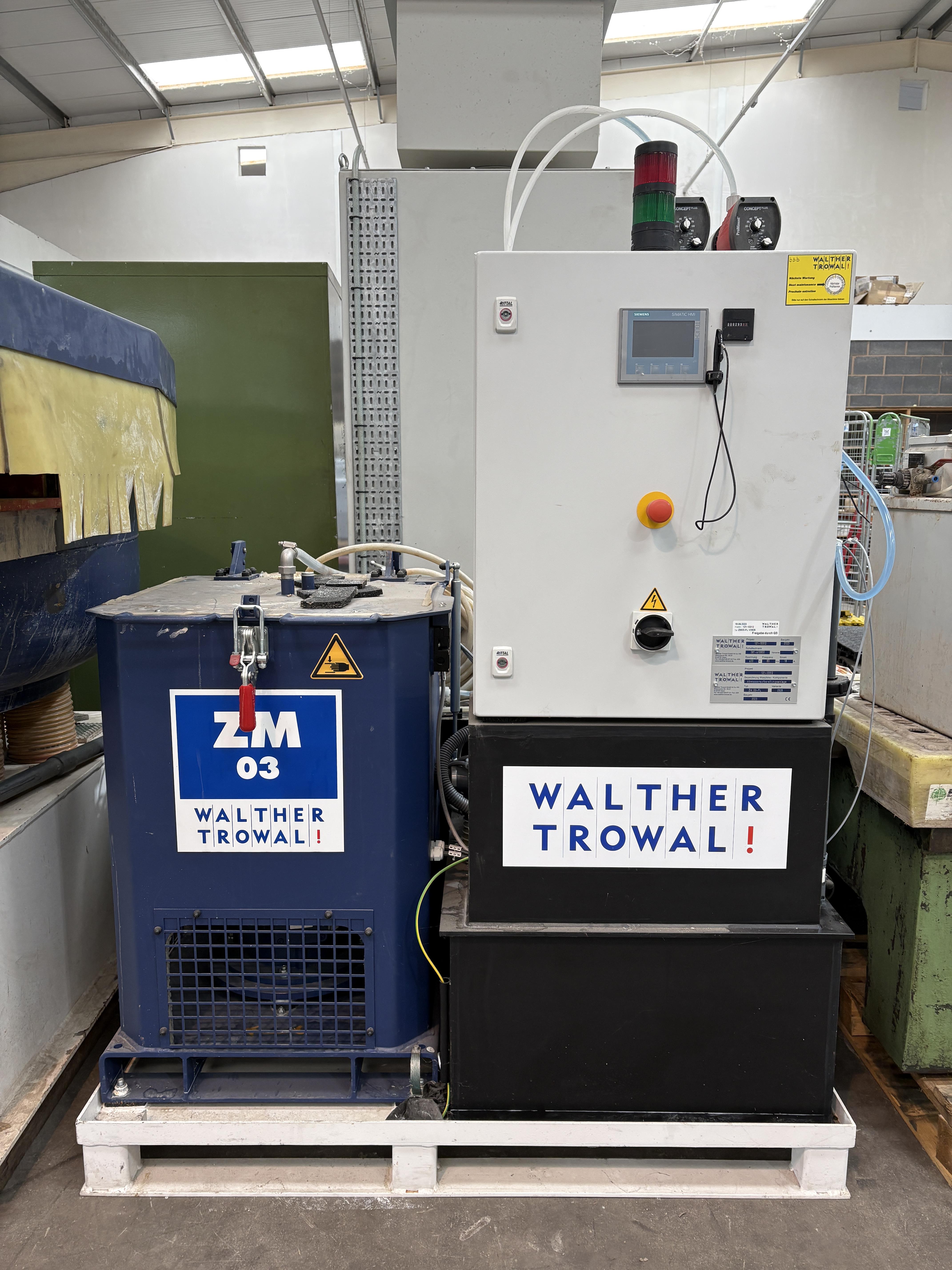 Walther Trowel! ZM-03-FL water processing basket centrifuge mounted on frame. Total dimensions 1400 - photo 1