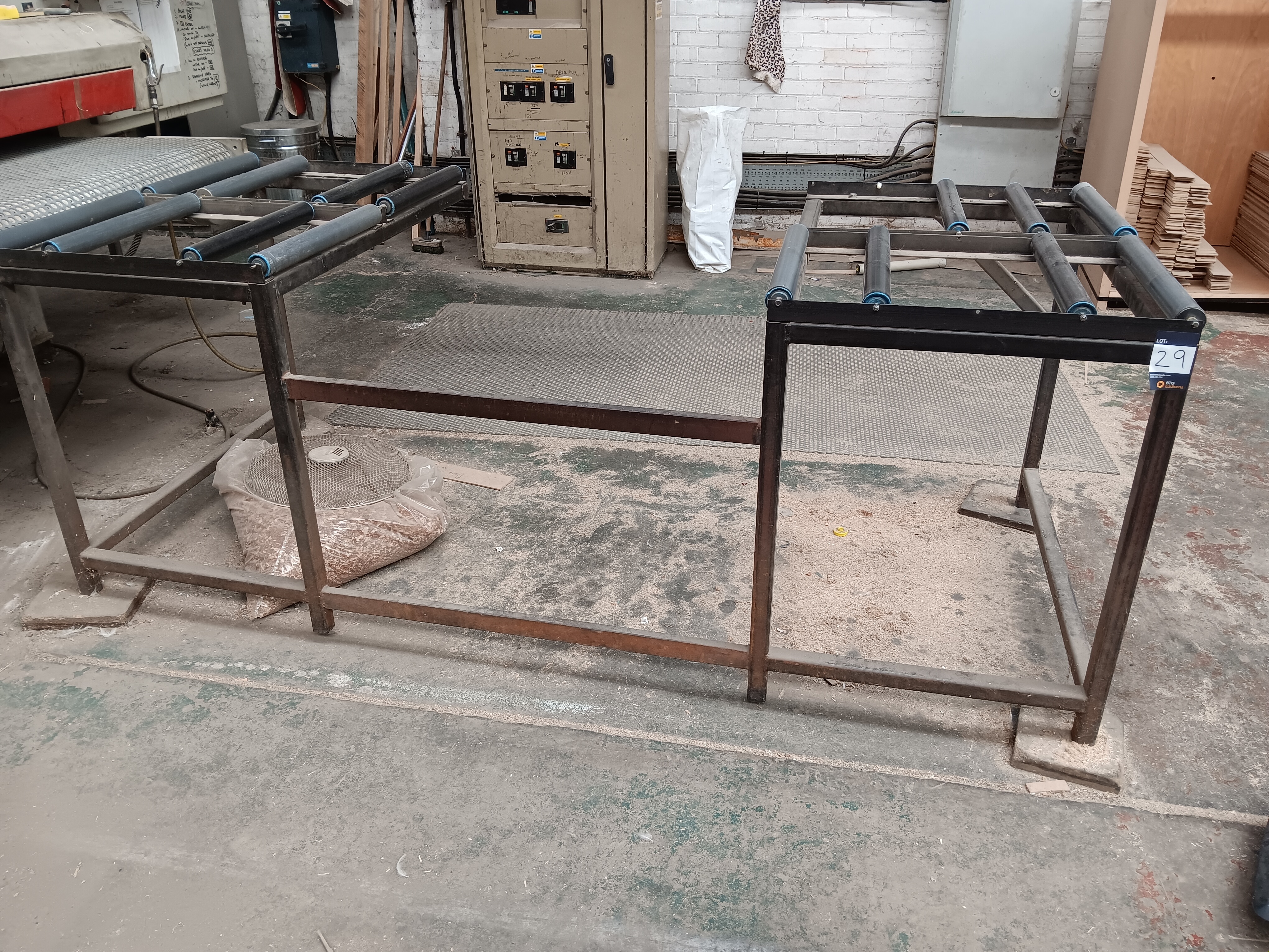 Steel Frame Roller Feed Table - photo 1