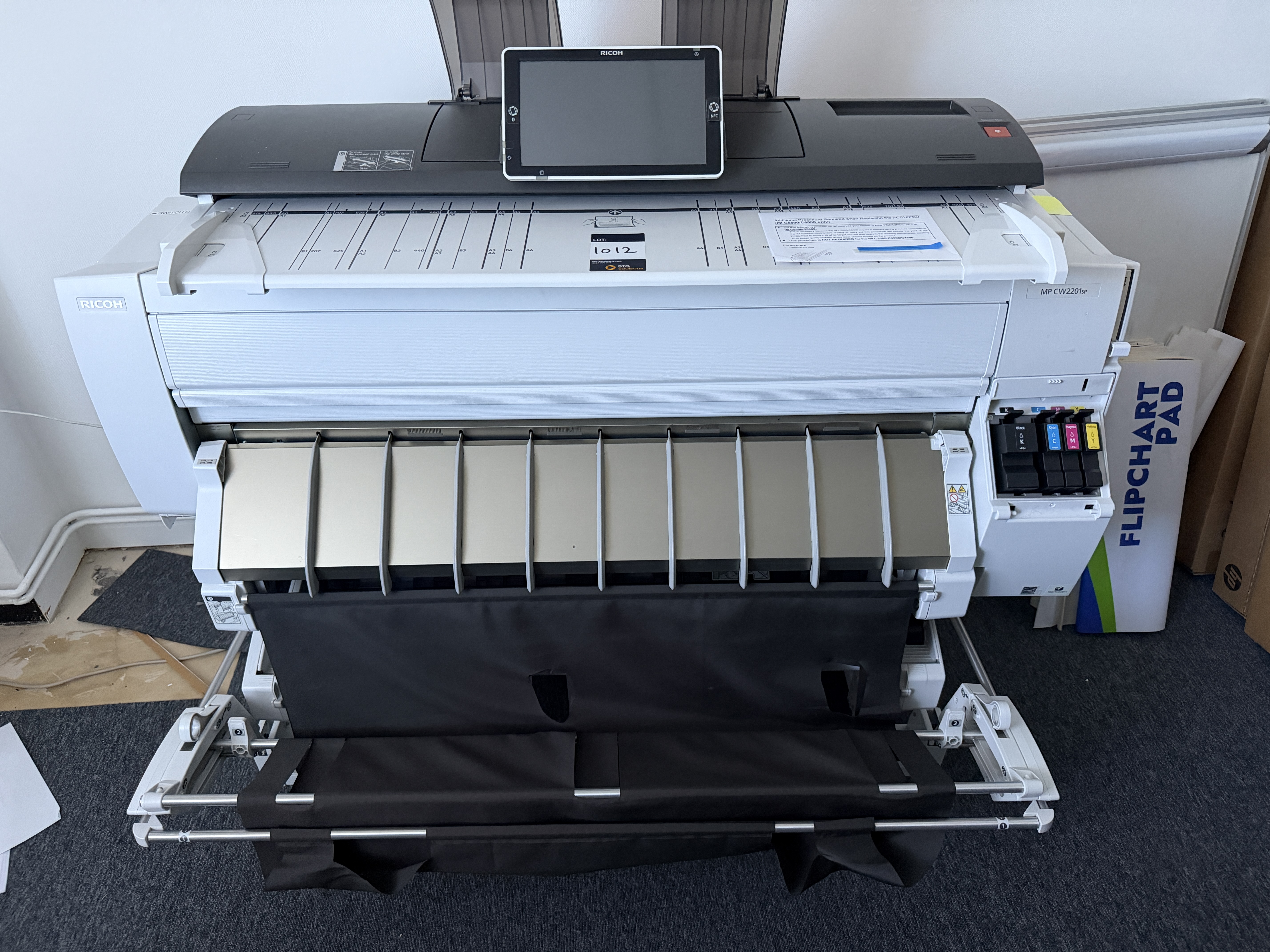 Ricoh MP CW 2201 sp 36'' wide format multifunction colour printer. (Please note this lot is located - photo 1