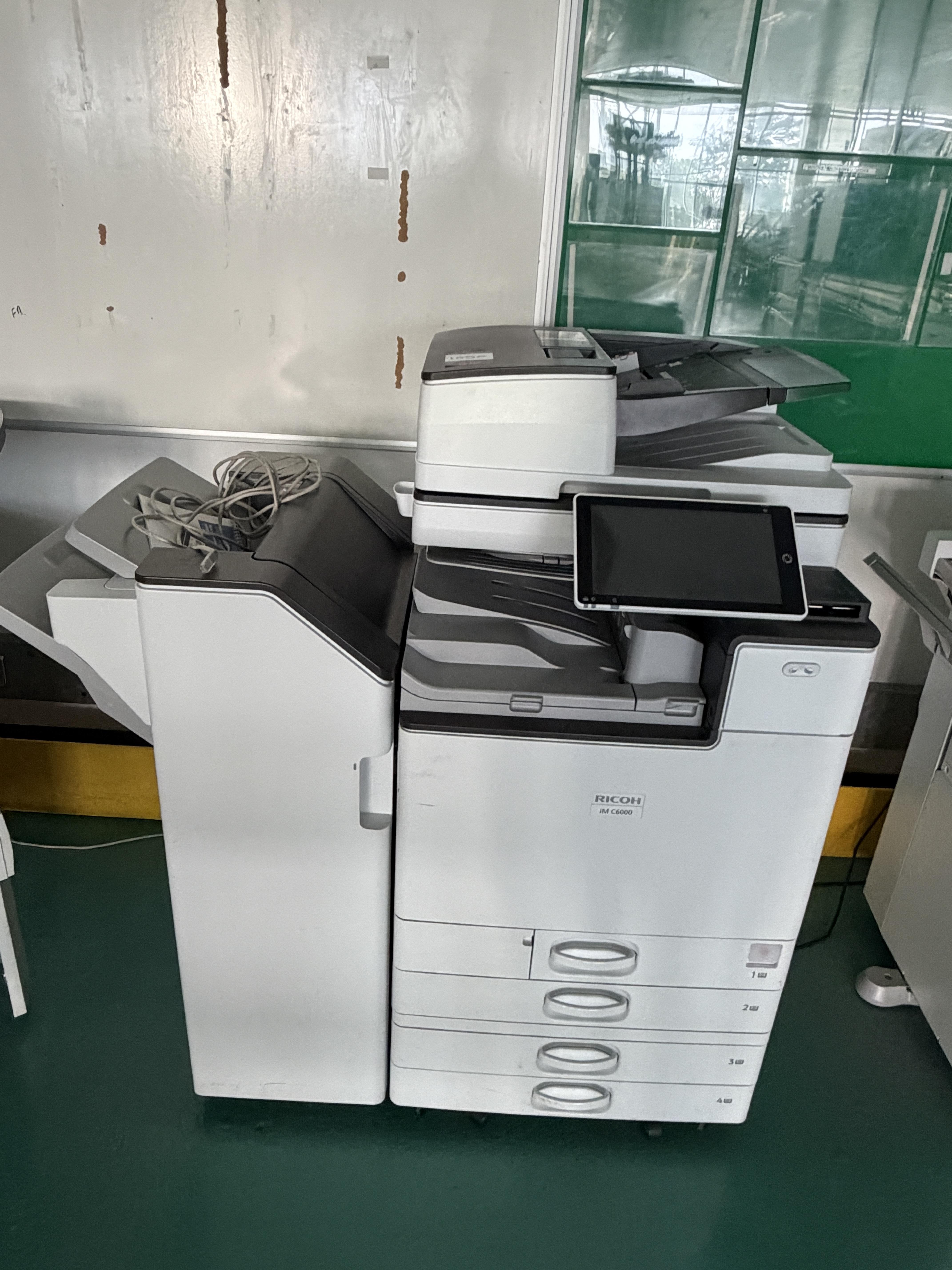 Ricoh IM C6000 Multifunction Colour Laser Printer, 60 PPM printer (Please note this lot is located i - photo 1