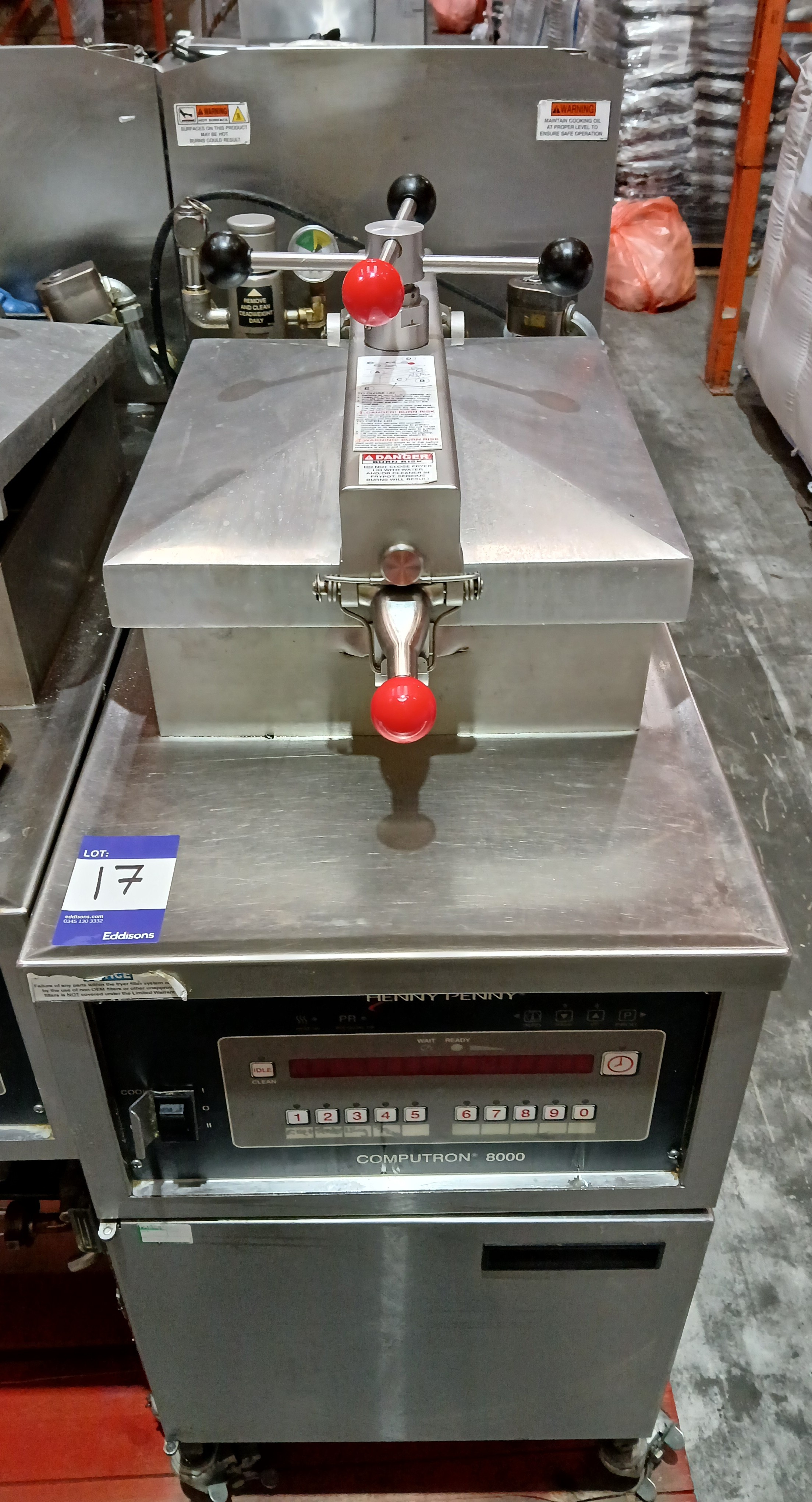 Henny Penny Computron 8000 Mobile Gas Pressure Fryer (Model Number 600C, Product Number PFG600.0, Se - photo 1