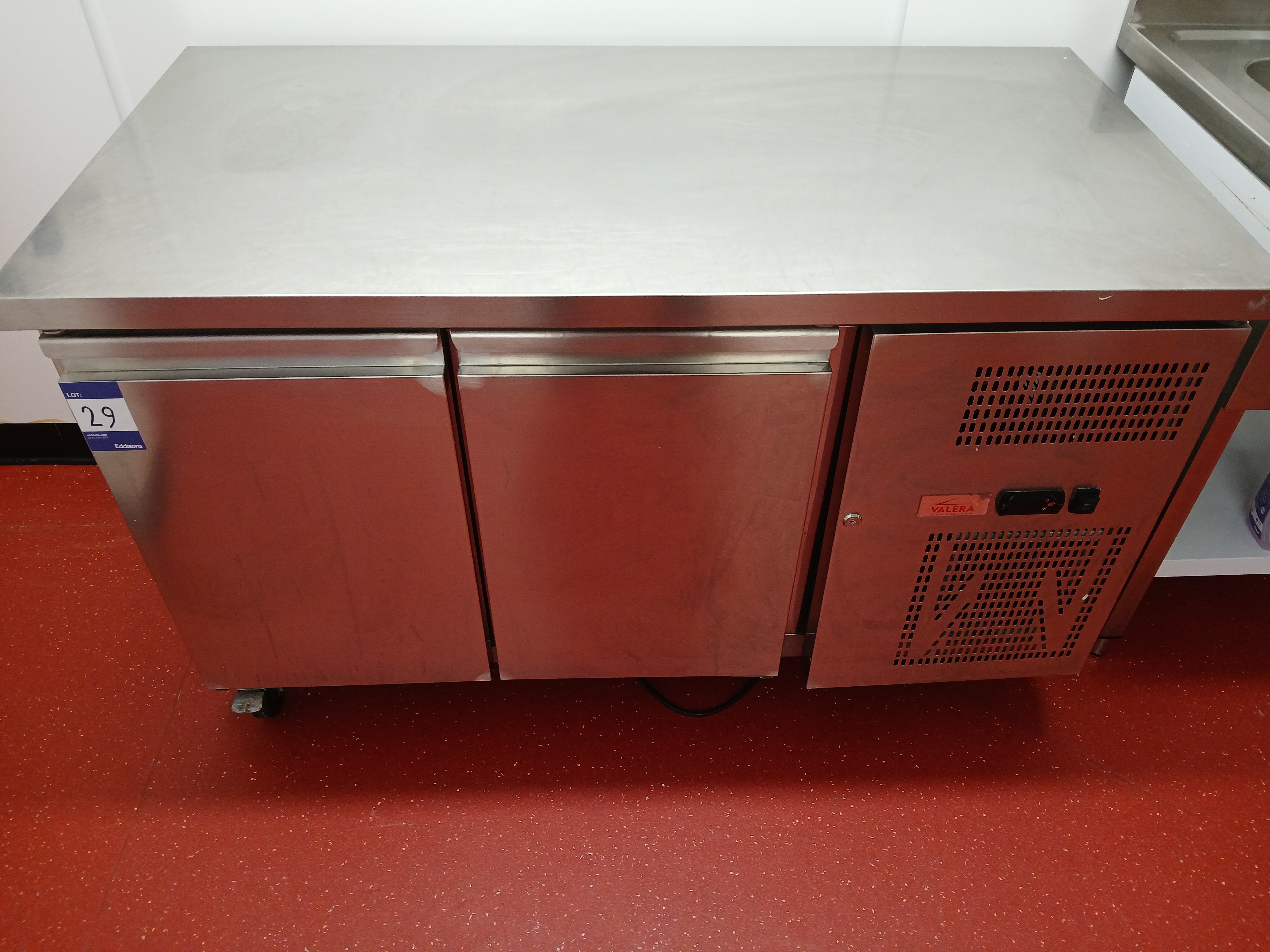 Valera Twin Door Mobile Countertop Fridge (Approx. 1300L x 700D x 850H) - photo 1