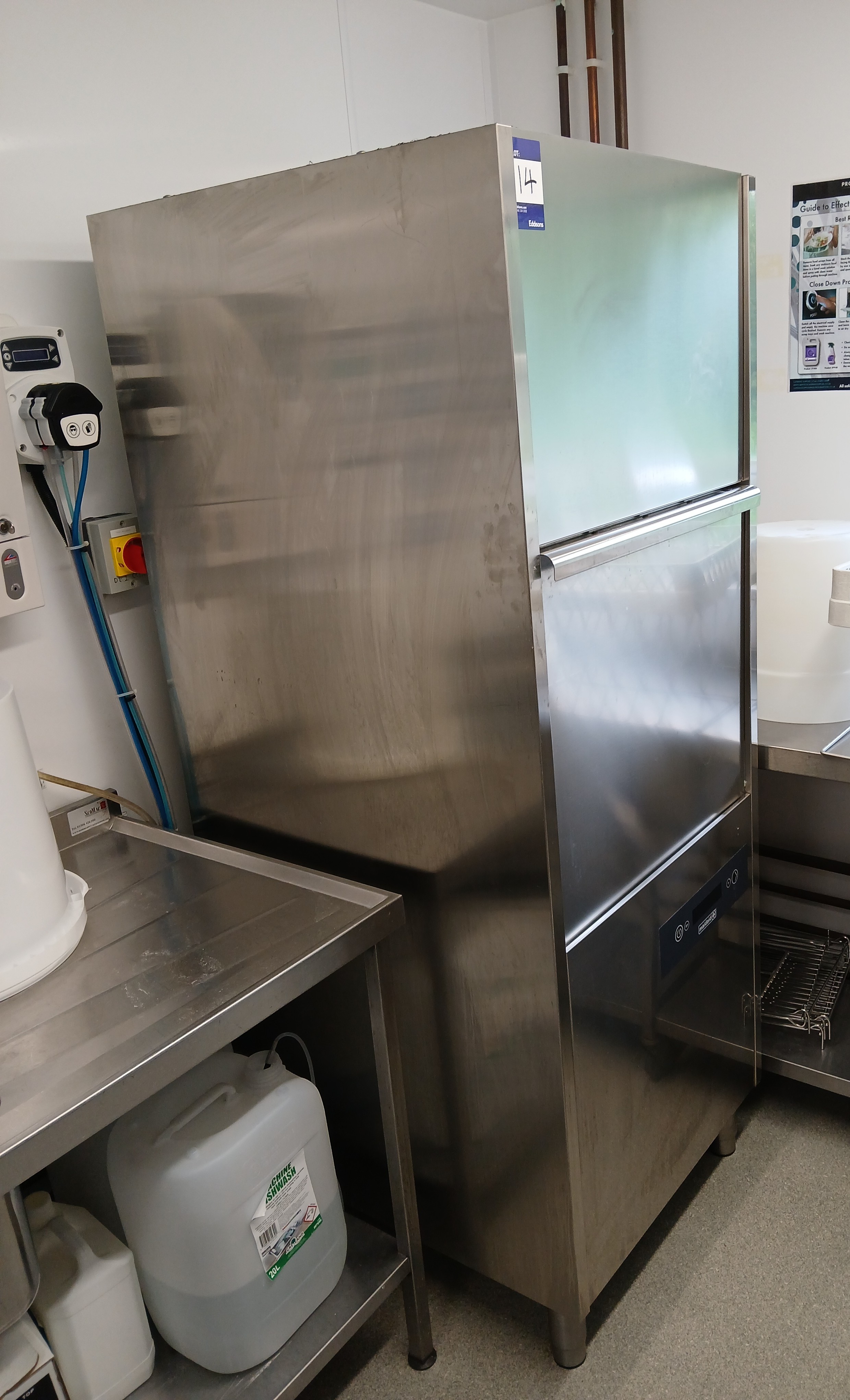 Maidaid UT61H-E Stainless Steel Dishwasher (Serial Number 4388404, Year 2022) (Approx. 720W x 800D x - photo 1