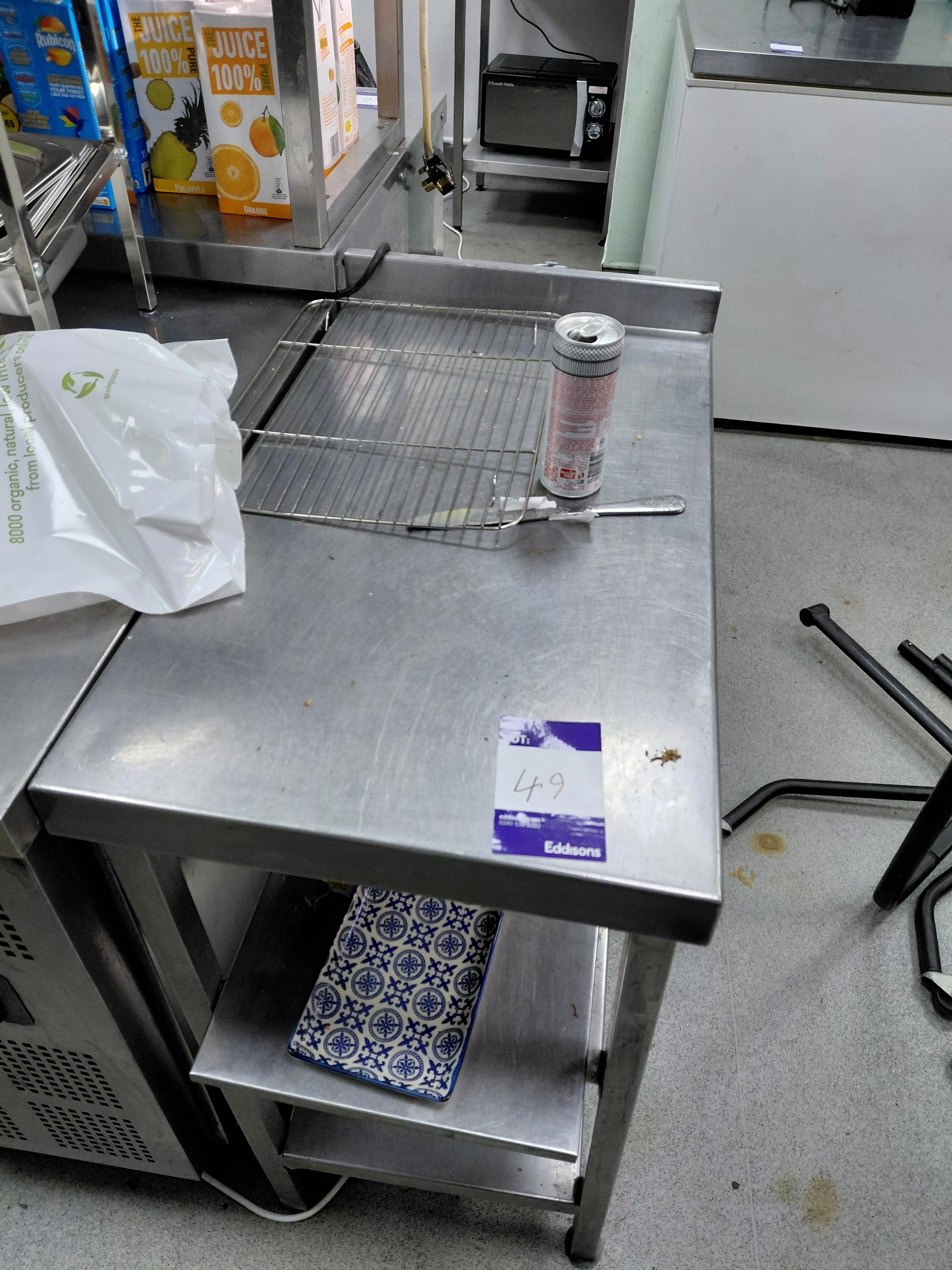 Small stainless steel table - photo 1
