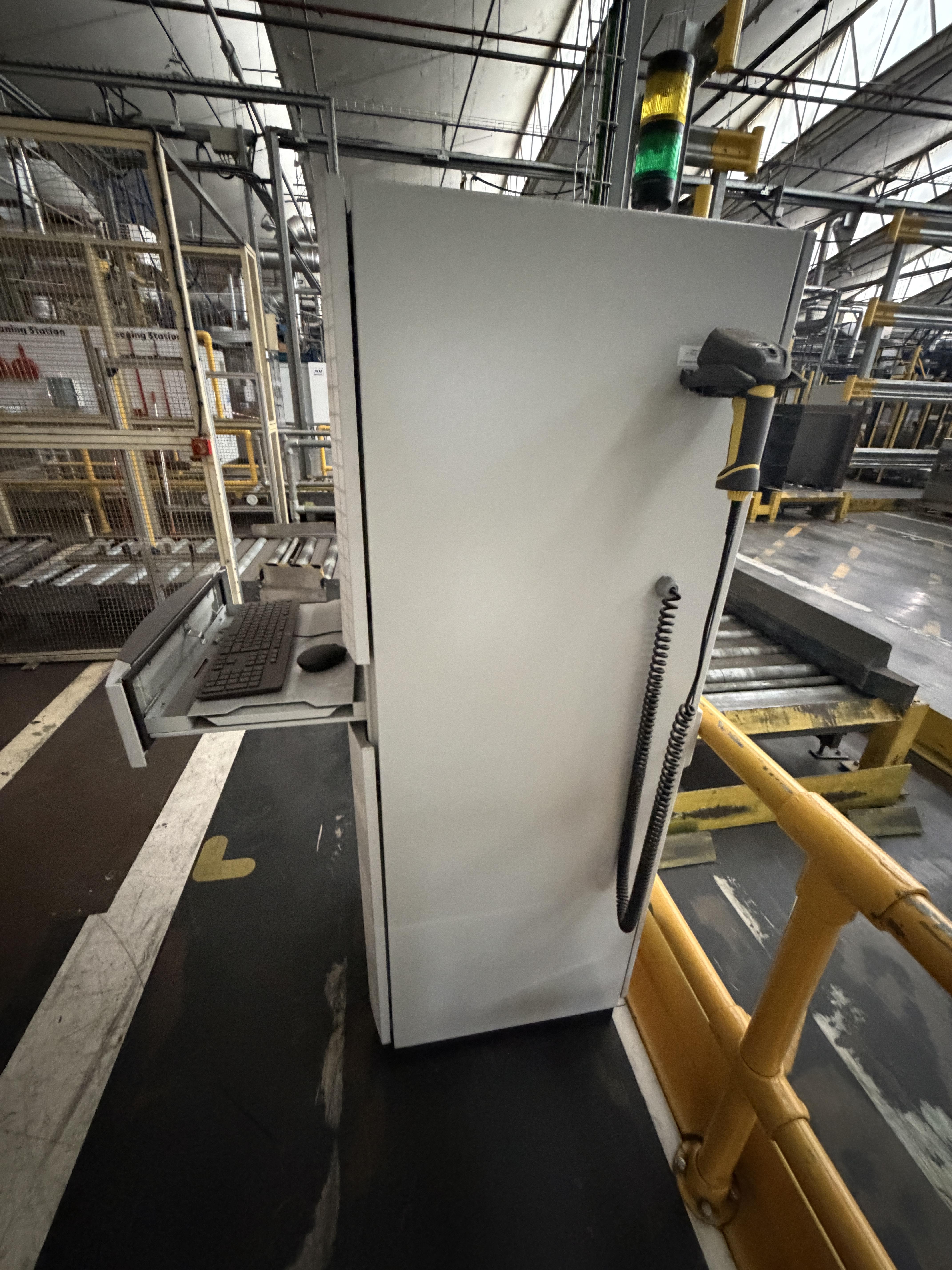 Rittal Computer Workstation Cabinet - The System - c/w Cognex Bar code reader. - photo 1