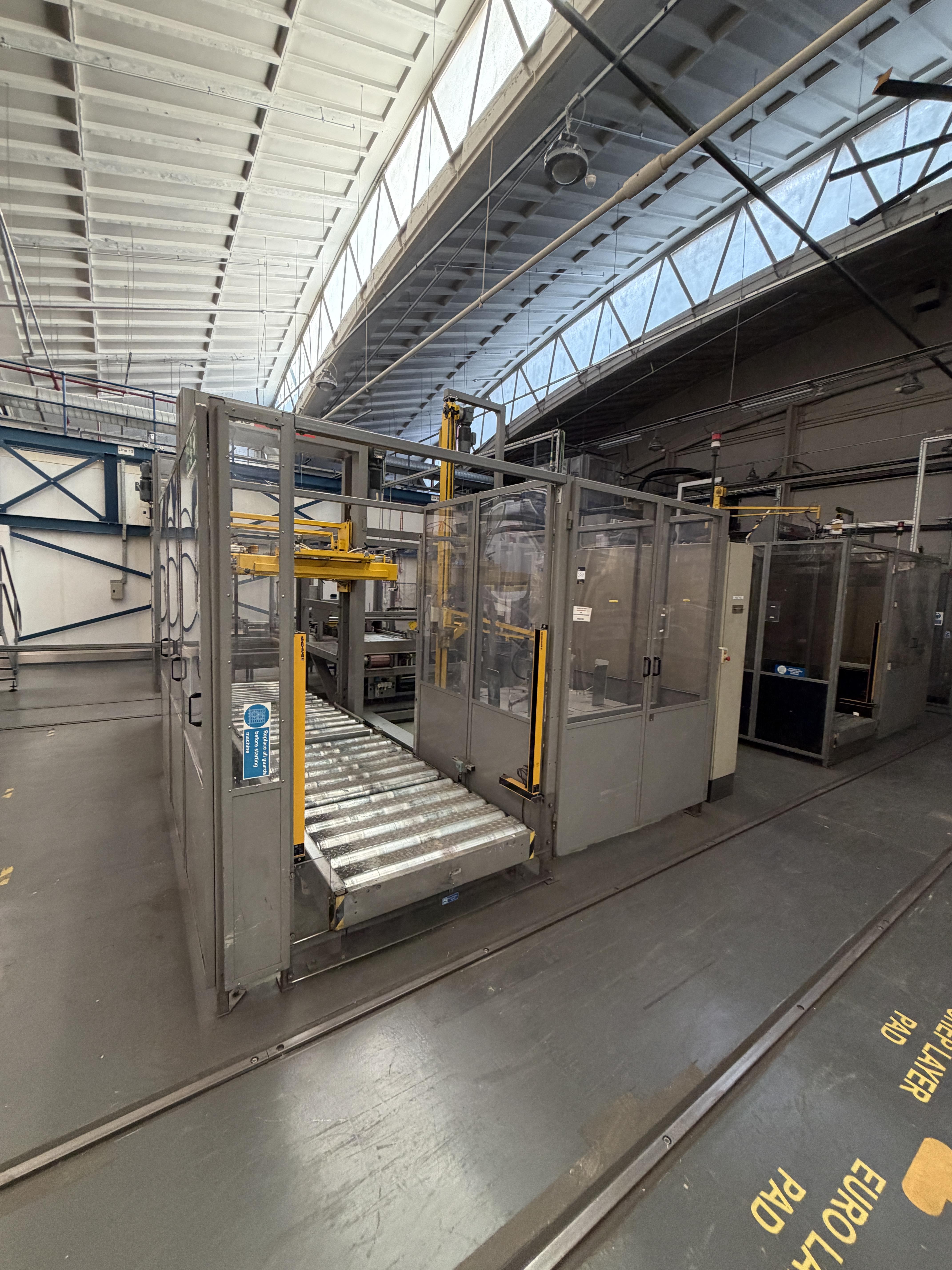 Dan Palletiser A/B Box Collator and Pallet Loader. Boxes fed by infeed conveyor and collated (eg 3 a - photo 1