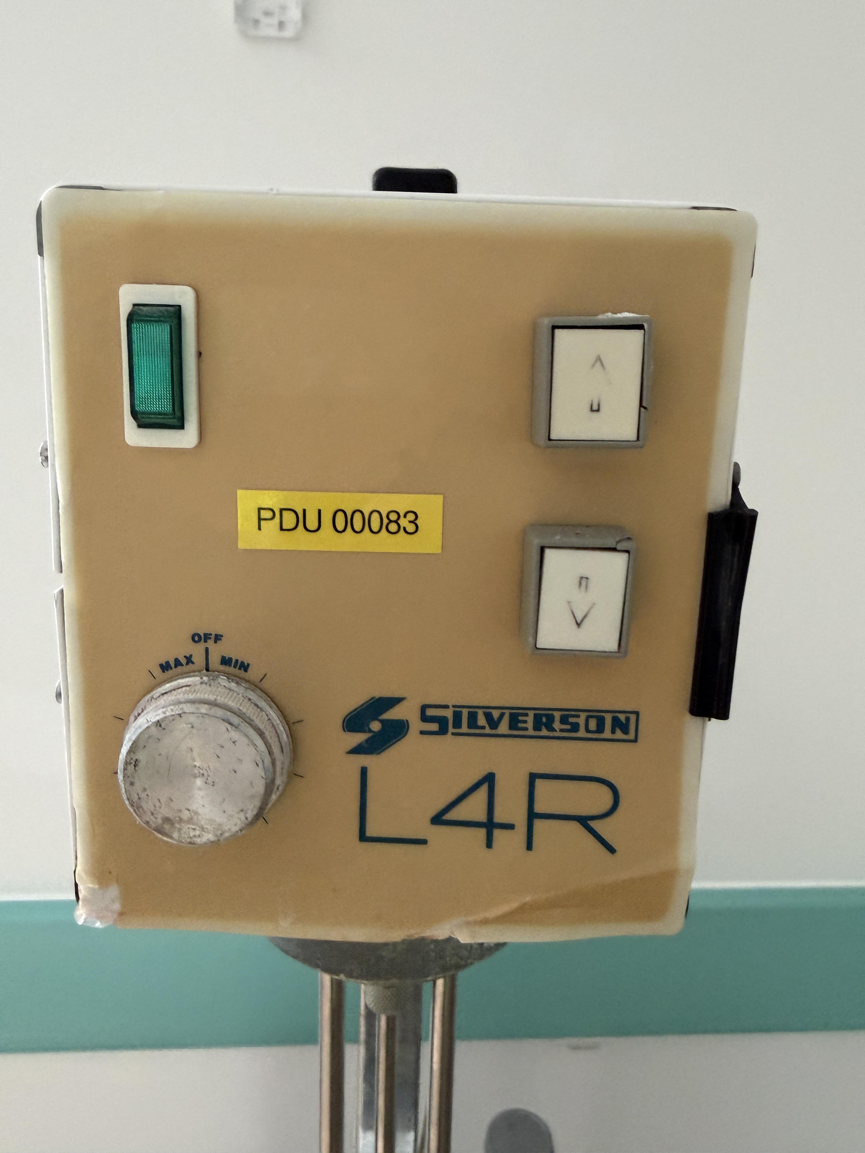 Silverson L4R. Lab High Shear Homogeniser. Mixer emulsifier on Trolley. This lot is Buyer to Remove. - photo 1