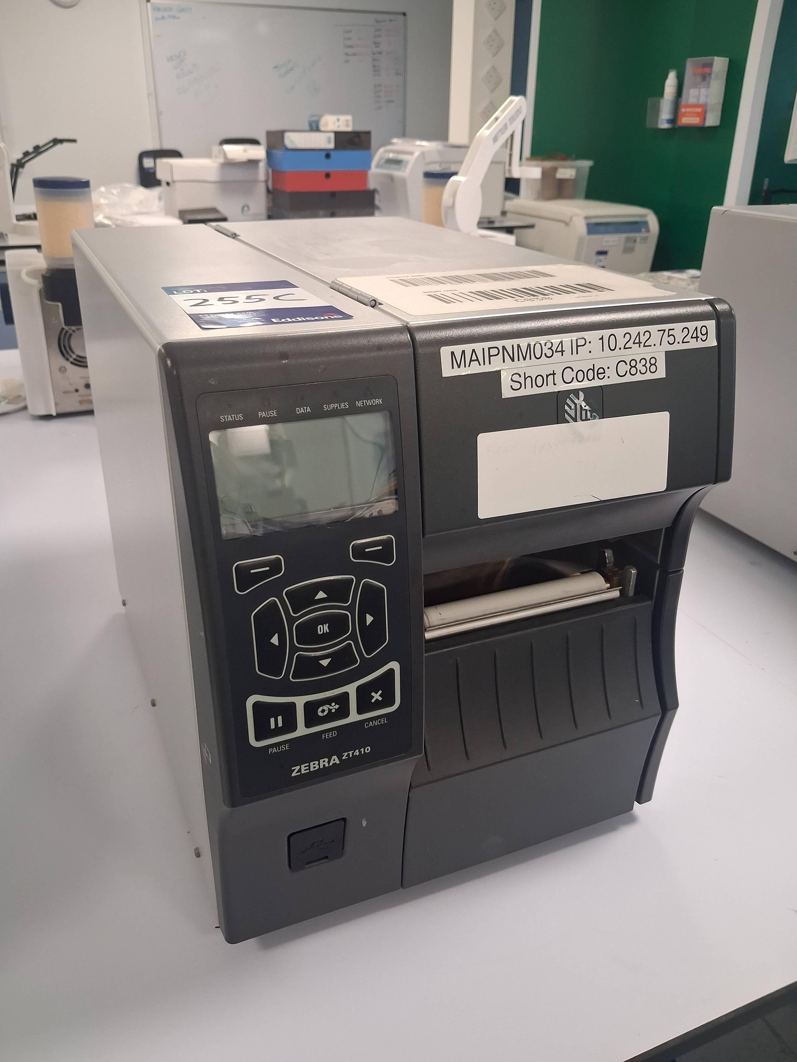 Zebra ZT410 Thermal Barcode Label Printer - photo 1