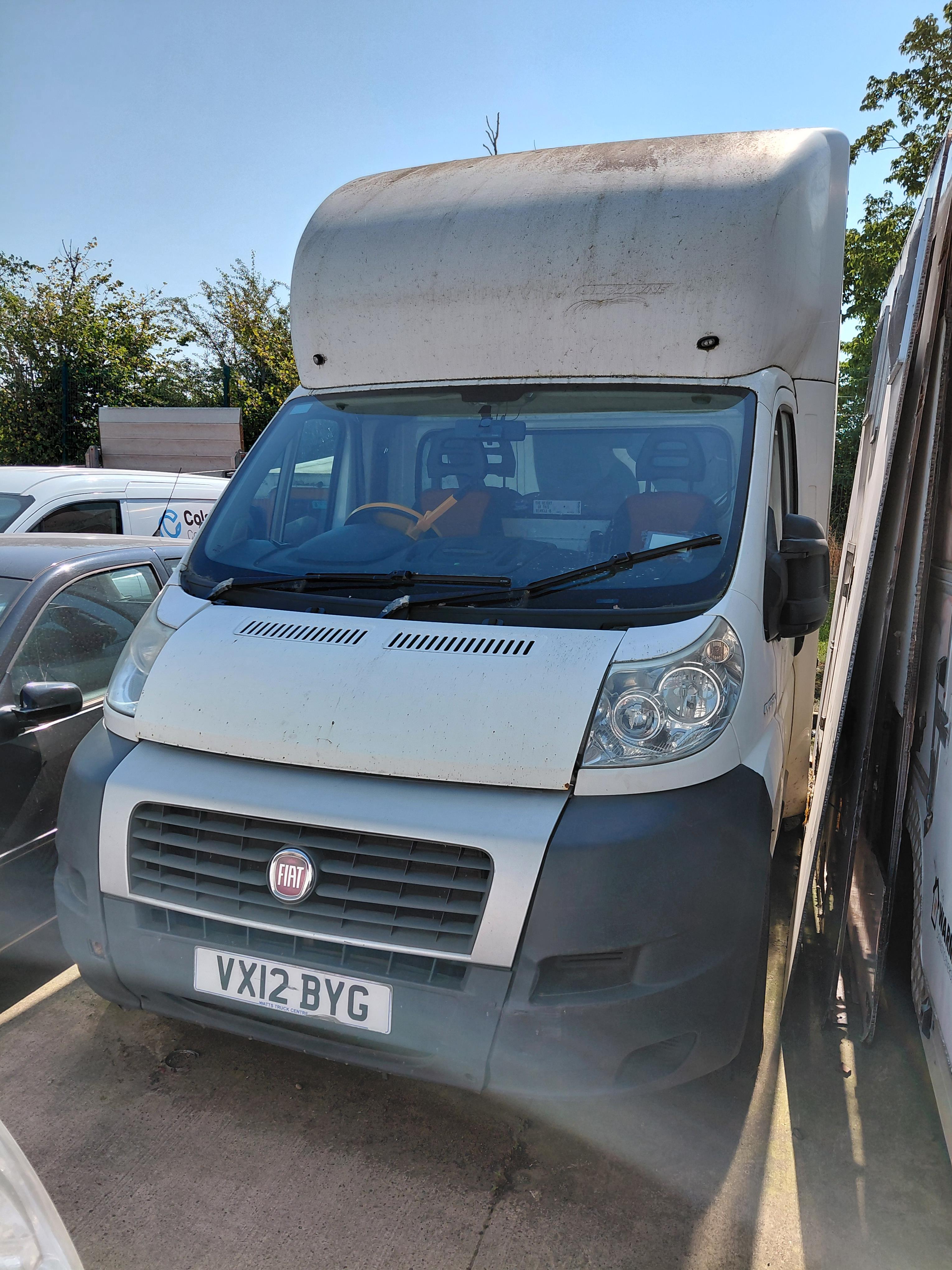 Fiat Ducato 130 MultiJet Maxi Mover Insulation Bead Van. Registration: VX12 BYG. Mileage at last MOT - photo 1