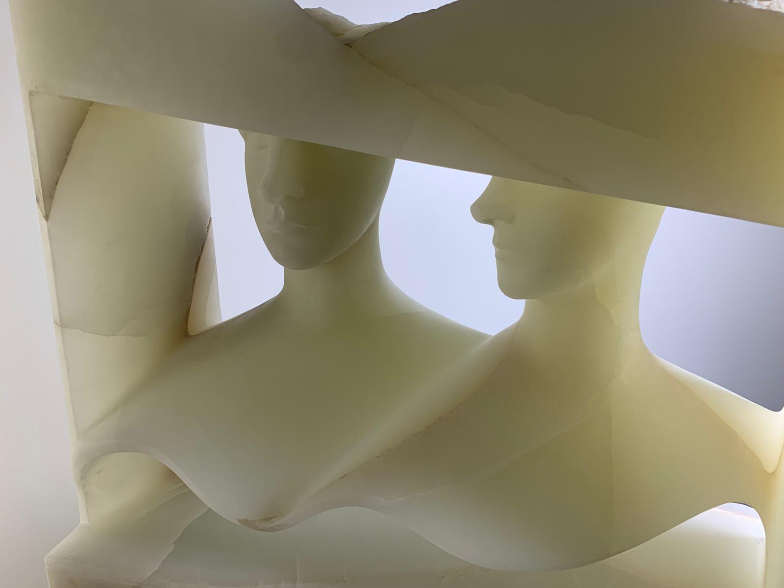 Domenico Ludovico Window with a view, 2024 Precious Onyx from the Alps Apuan, Hand Carved 19 7/10 - photo 1
