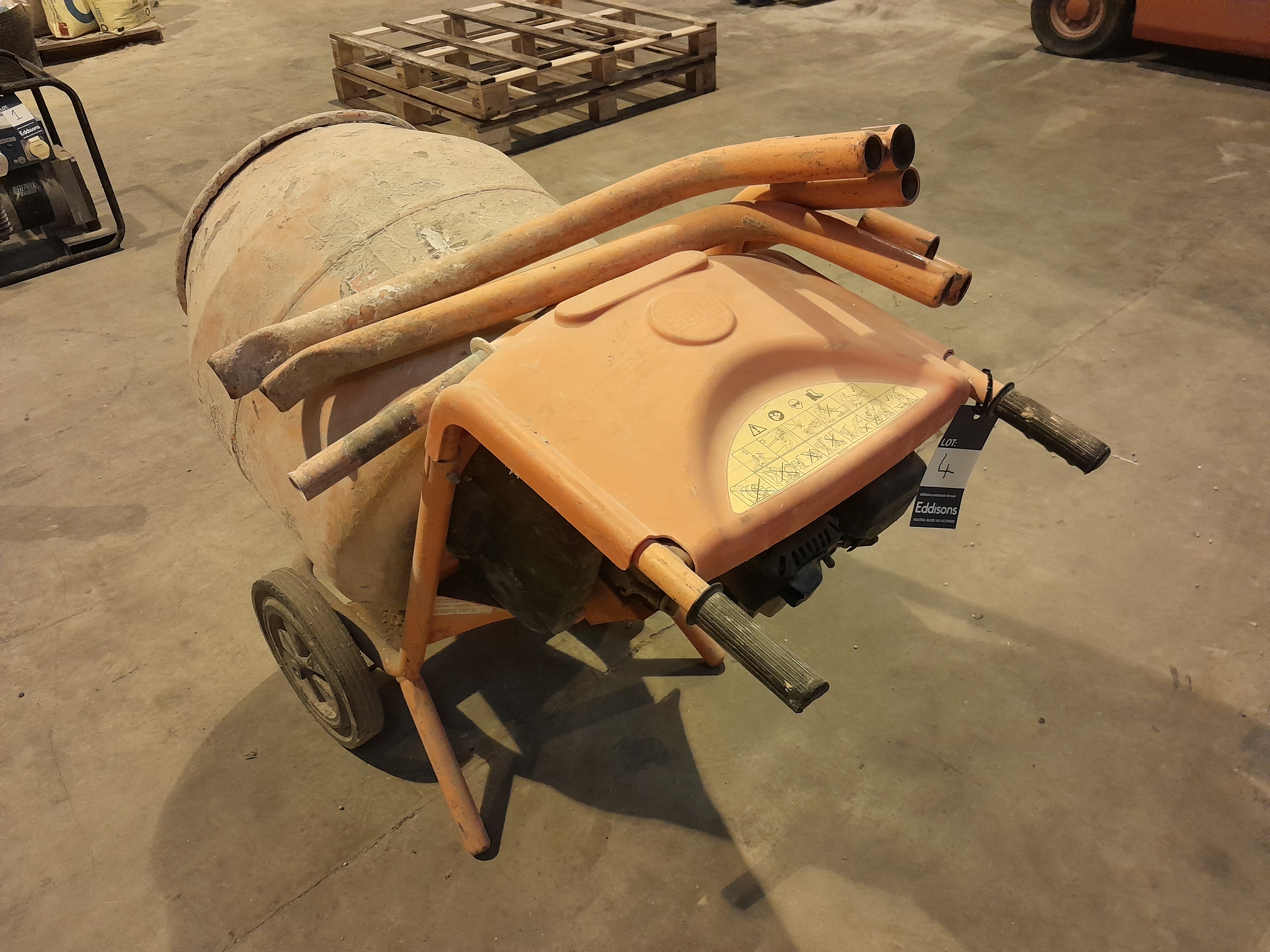 Belle M54B petrol cement mixer s/n 949808M548 (2017) - photo 1
