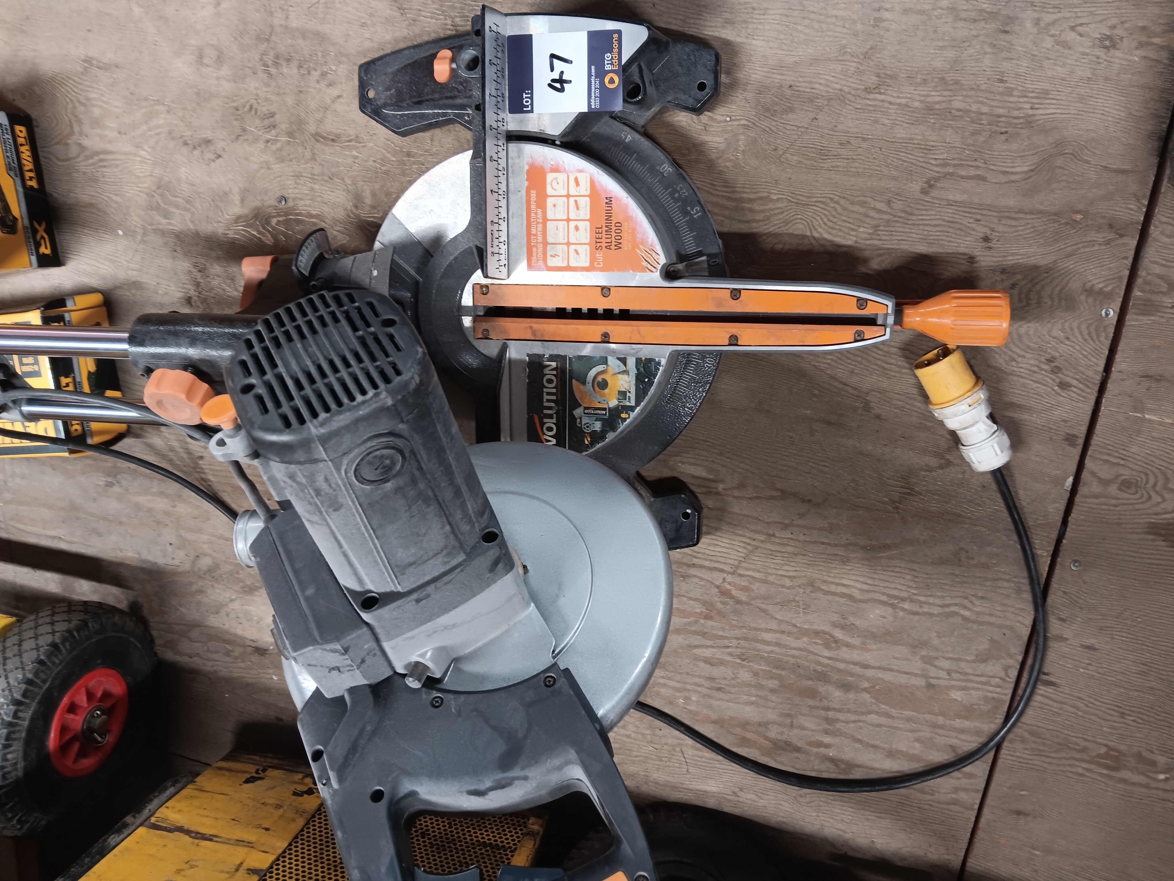 Evolution 255mm TCT Multipurpose sliding mitre saw. (Location mezzanine) - photo 1