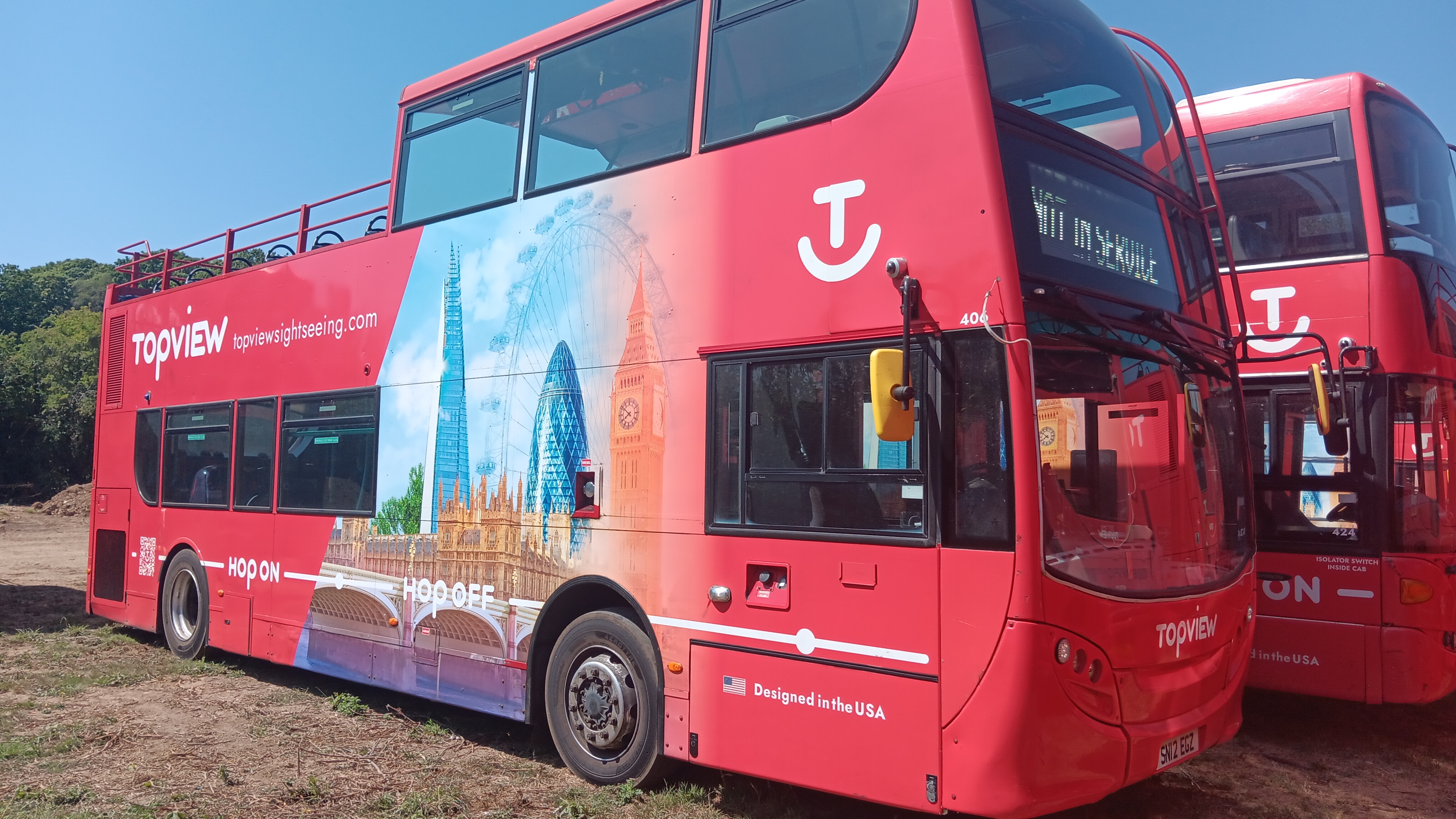 Alexander Dennis Enviro 400 open-top sightseeing bus, registration SN12 EGZ, odometer 464,337 miles, - photo 1