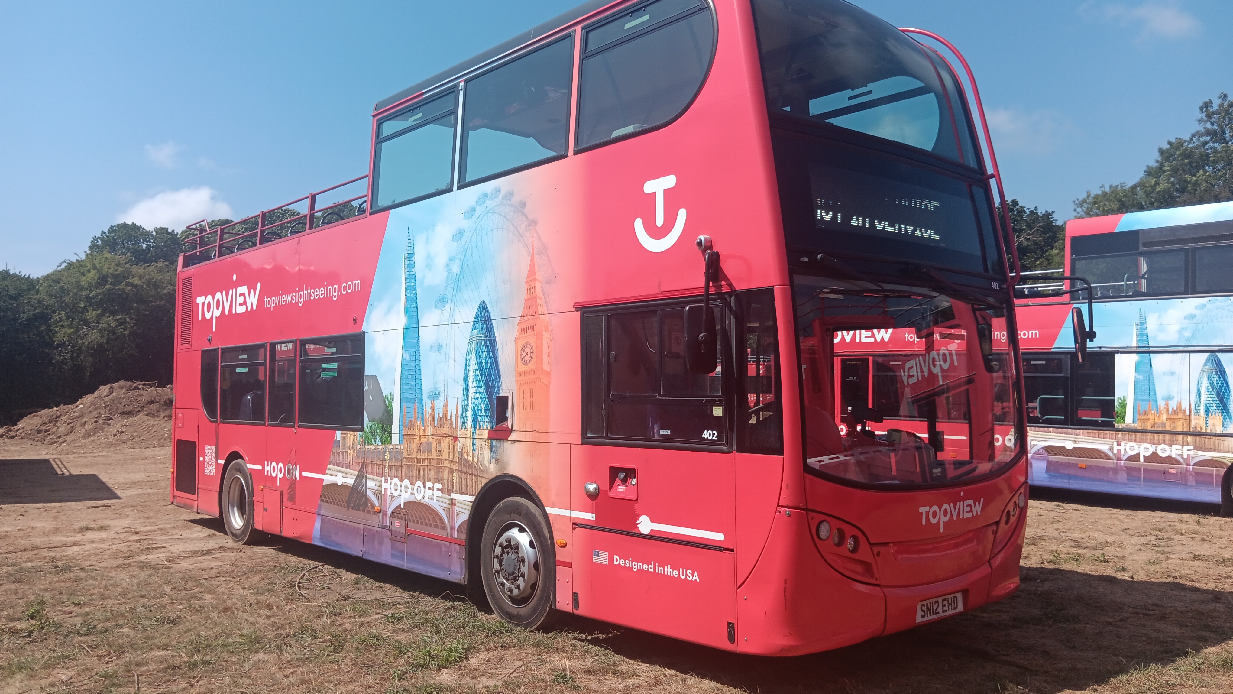Alexander Dennis Enviro 400 open-top sightseeing bus, registration SN12 EHD, odometer 284,901 miles, - photo 1