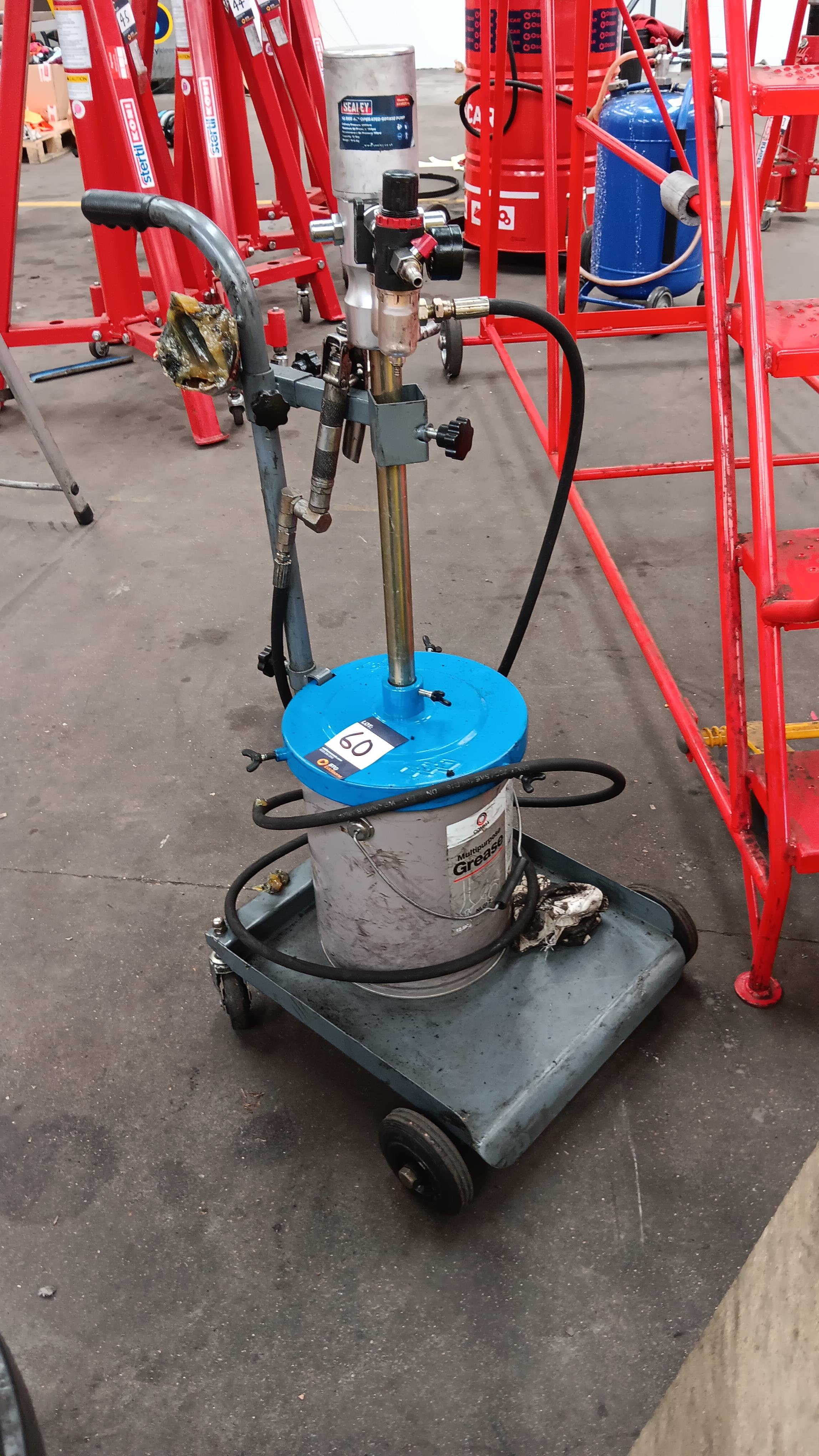 Sealey AK452X 12.5kg Air Operated Grease Pump - photo 1