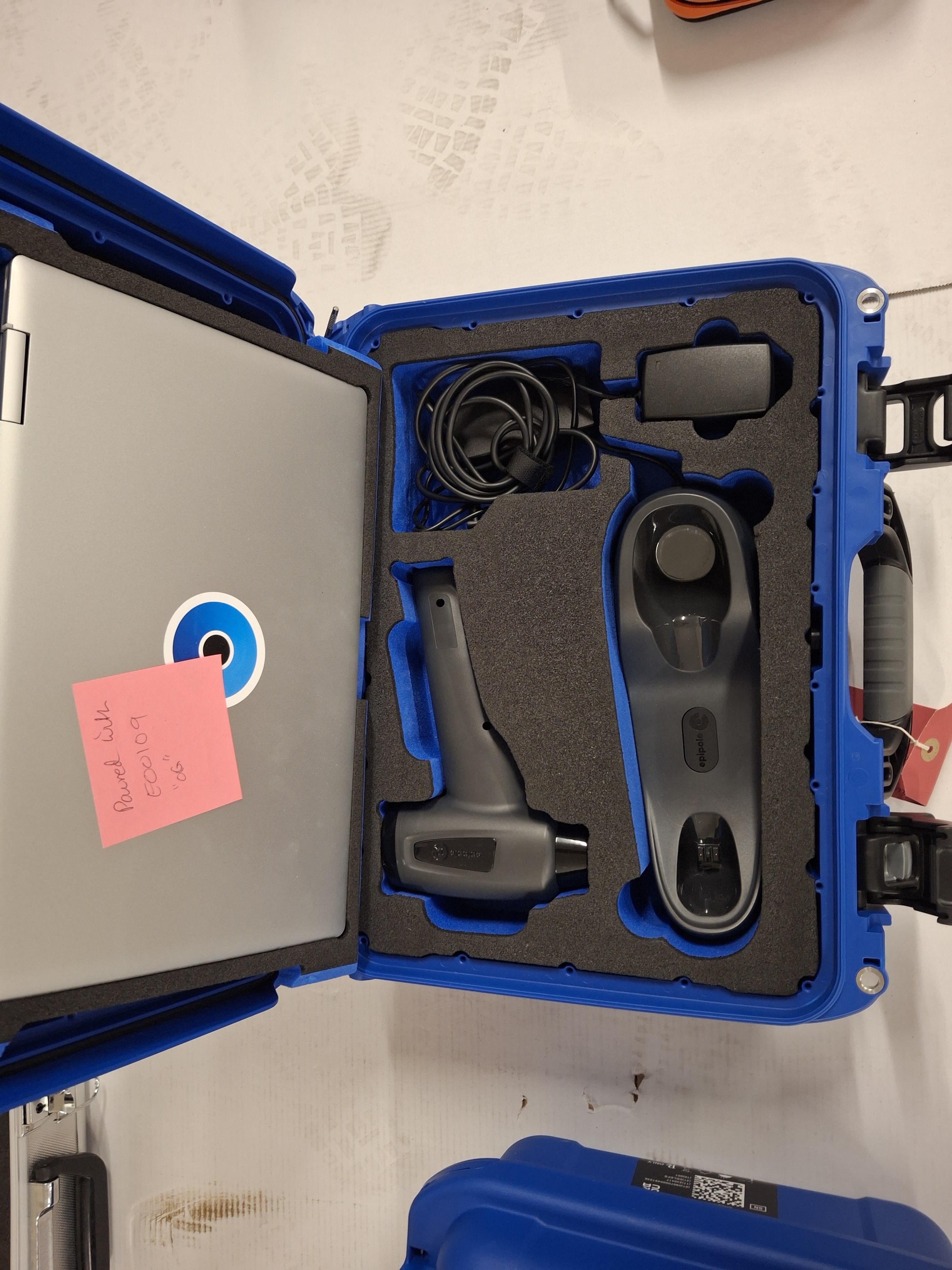 Epipole Epicam Retina Scanner with HP Pavilion 14-dv0521sa Laptop in Nanuk 920 Hard Case - photo 1