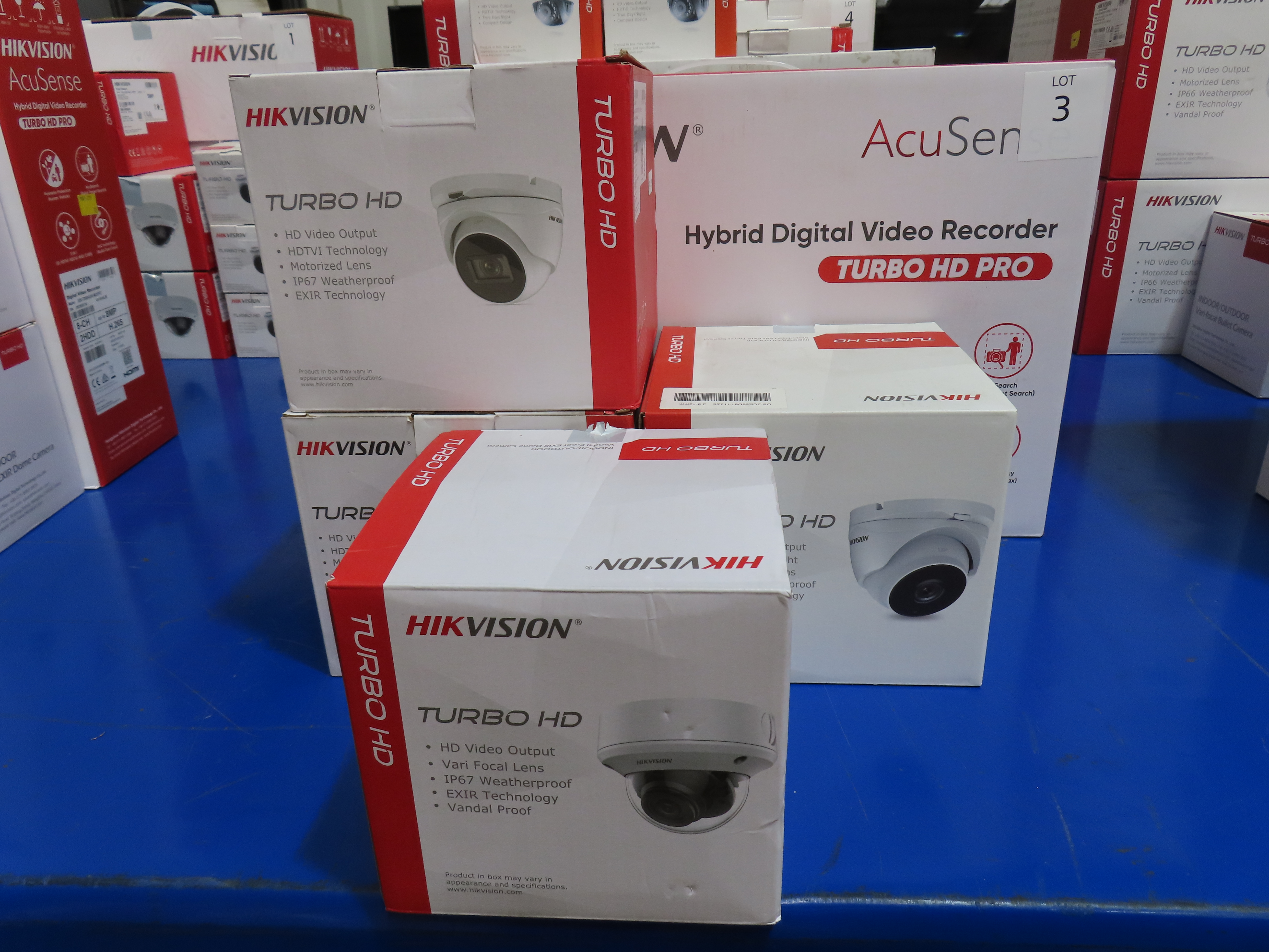 Hikvision Acusence Turbo HD PRO DVR with 4x Hikvision Cameras- Please see photos for model numbers - photo 1