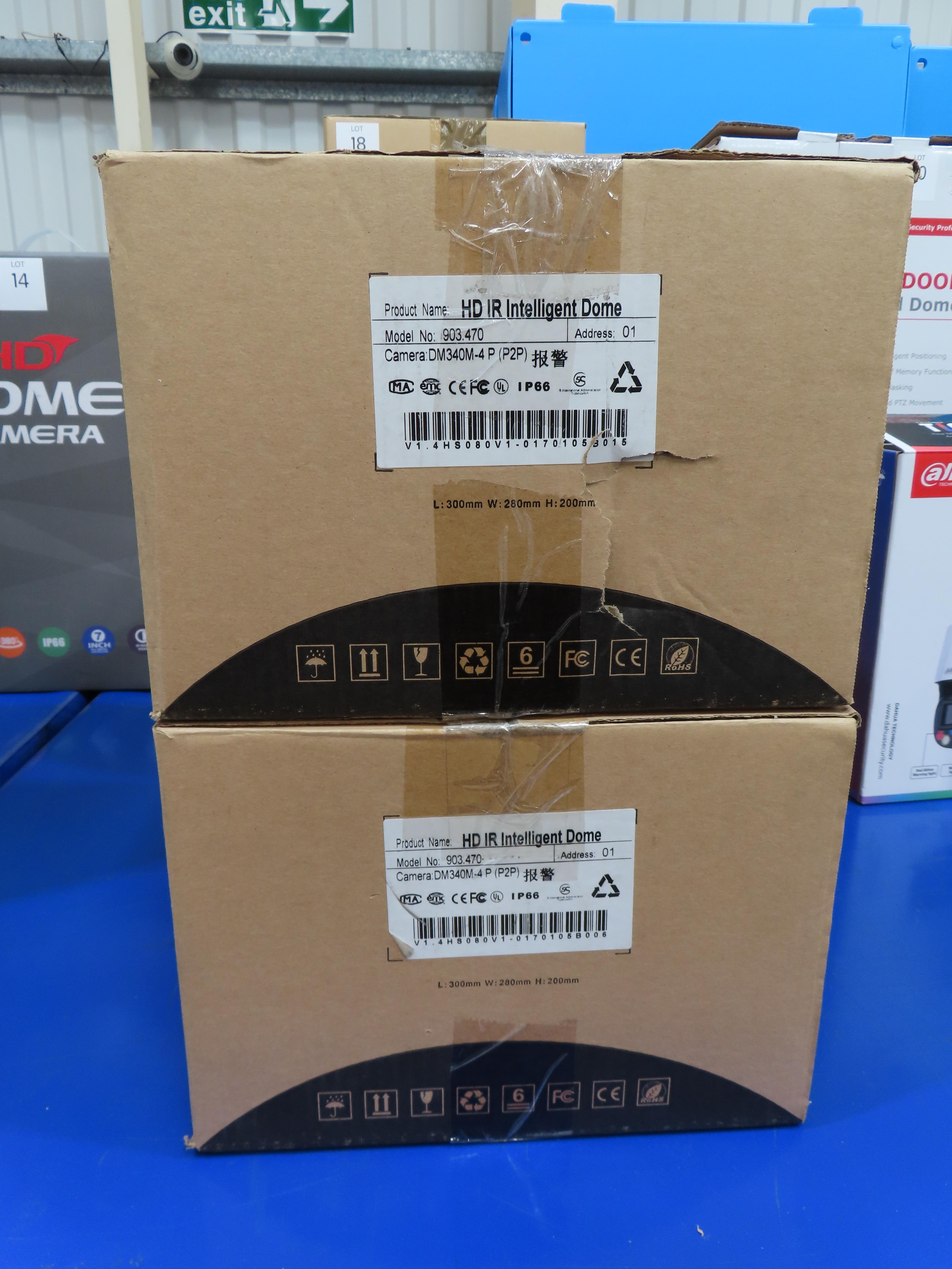 2x Mini HD IR Intelligent High Speed Dome Camera Model 903.470 - photo 1