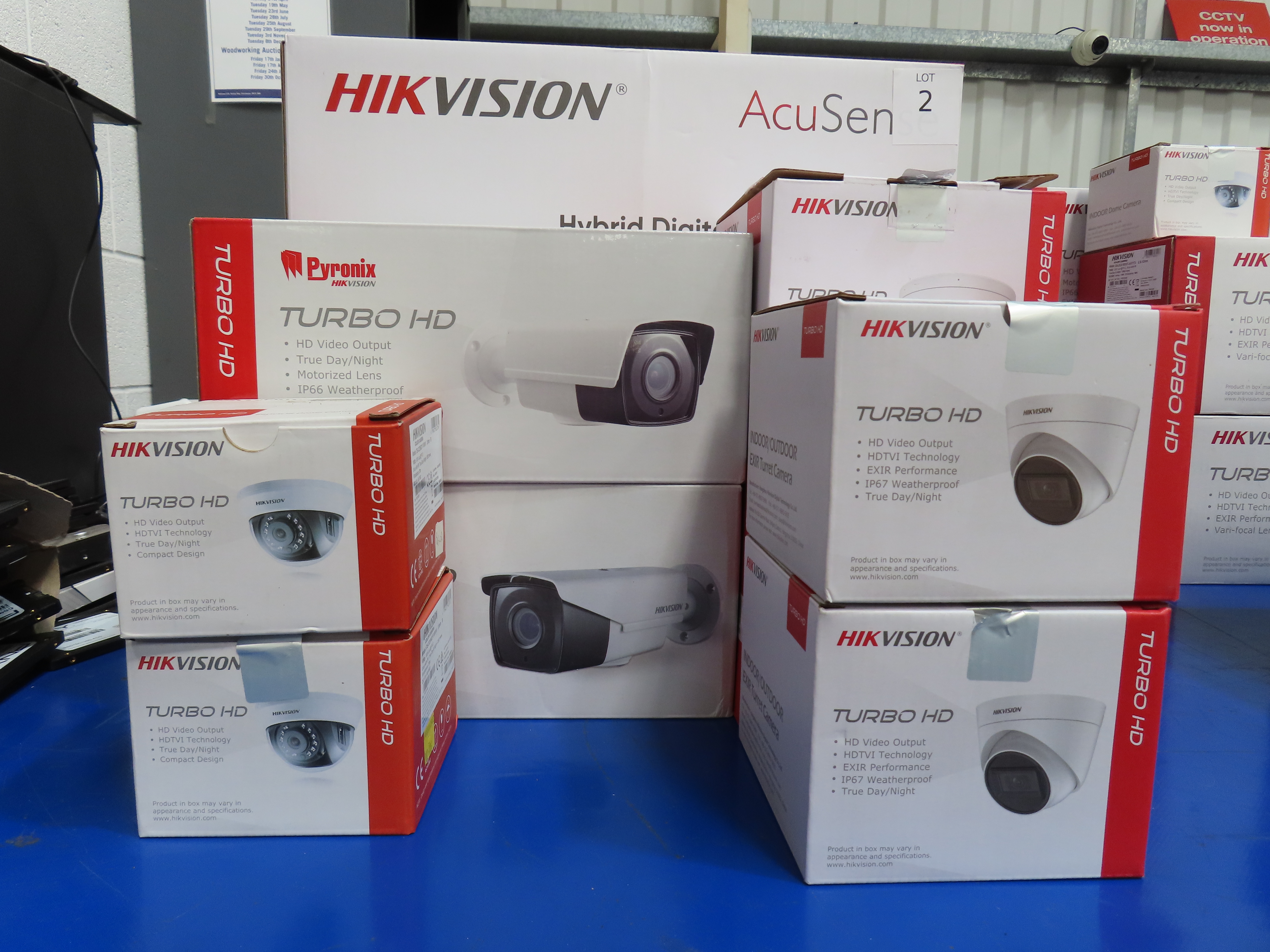 Hikvision Acusence Turbo HD PRO DVR with 8x Hikvision Turbo HD Cameras- Please see photos for model - photo 1