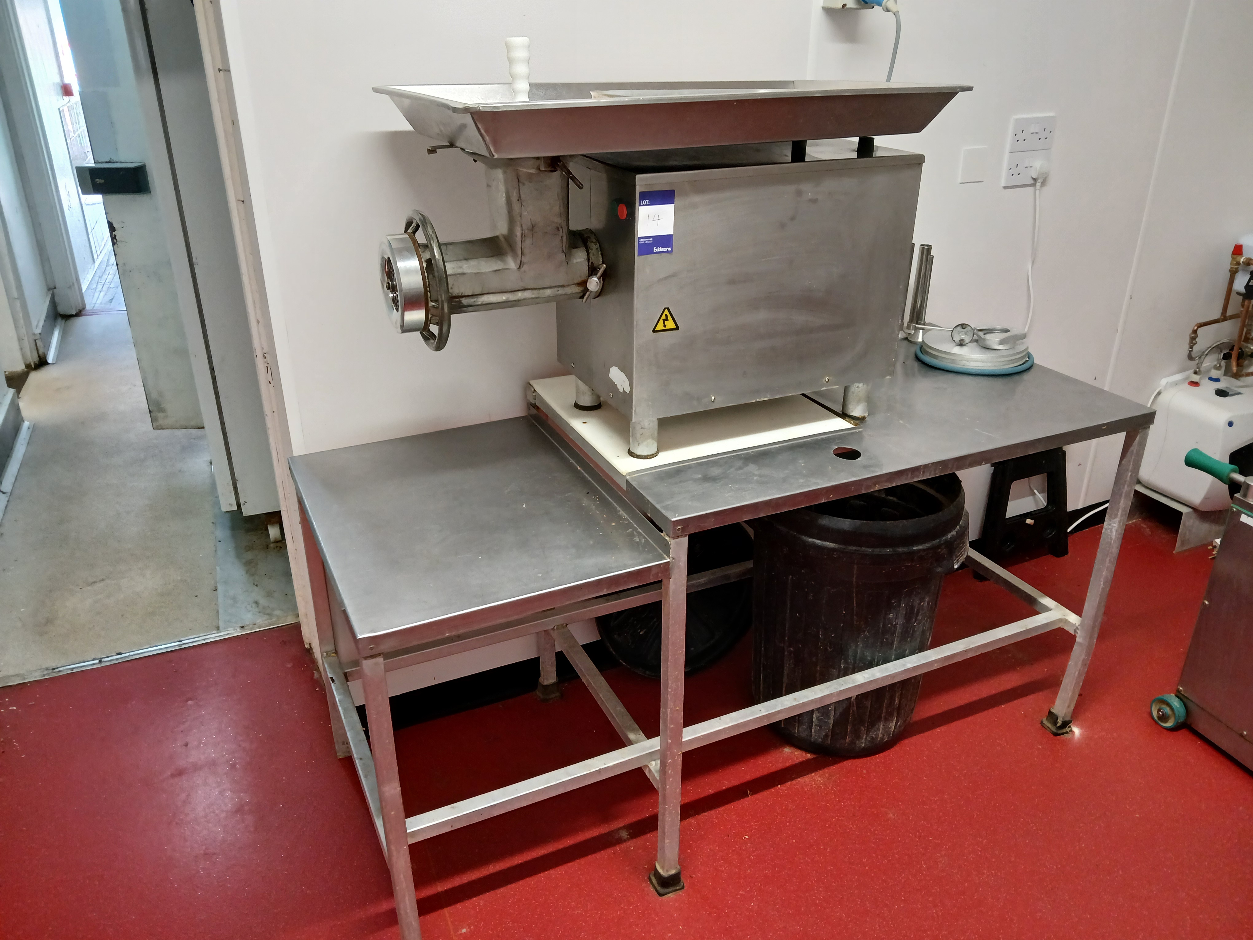 Nella Meat Mincer with Stainless Steel Stand (Approx. 1650W x 700D) (sold subject to vendors accepta - photo 1