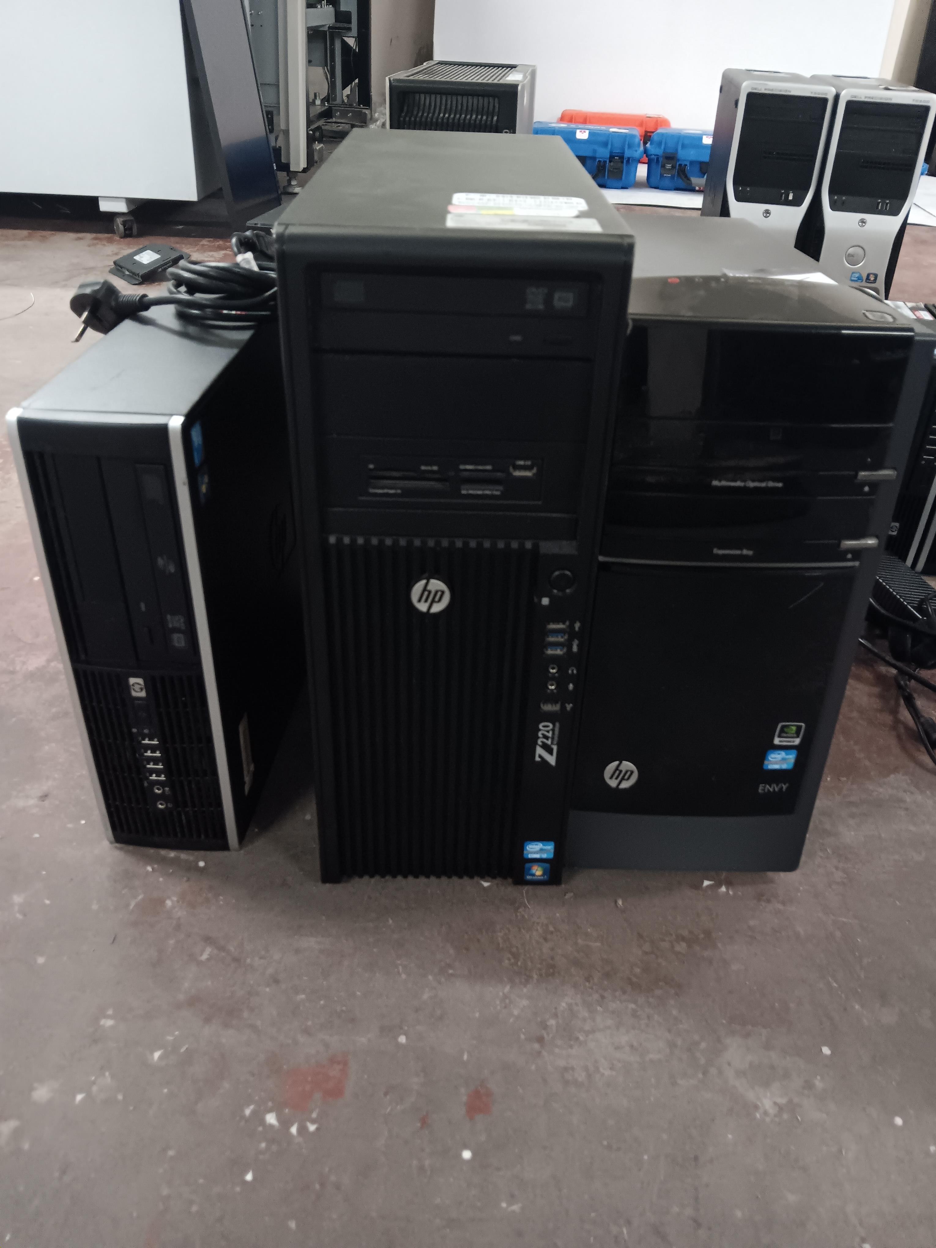 3 x Hewlett Packard desktop PC�s � no hard drives - photo 1