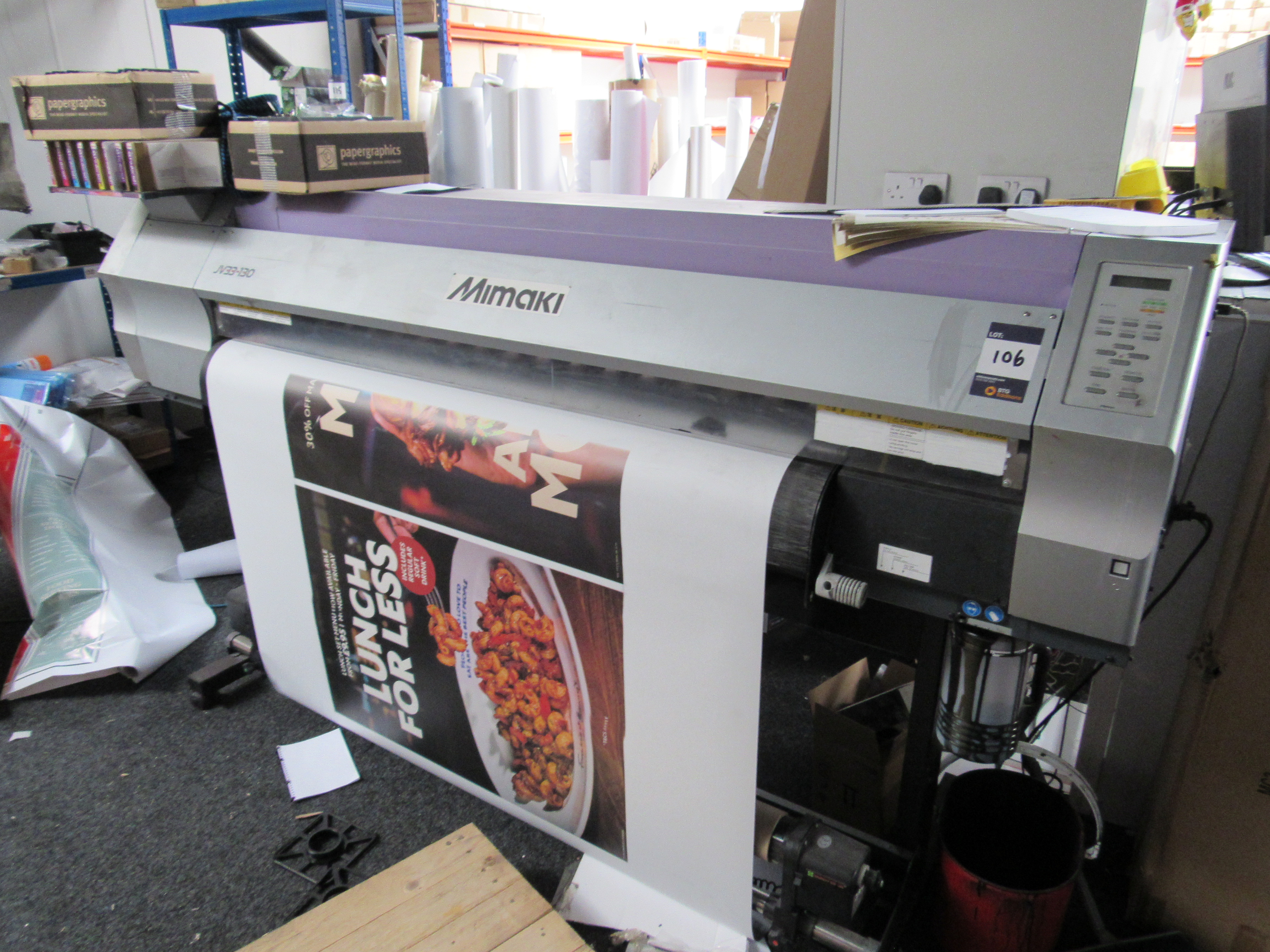 Mimaki JV33-130 Wide Format printer, Serial number G00AB808, 2010 - photo 1