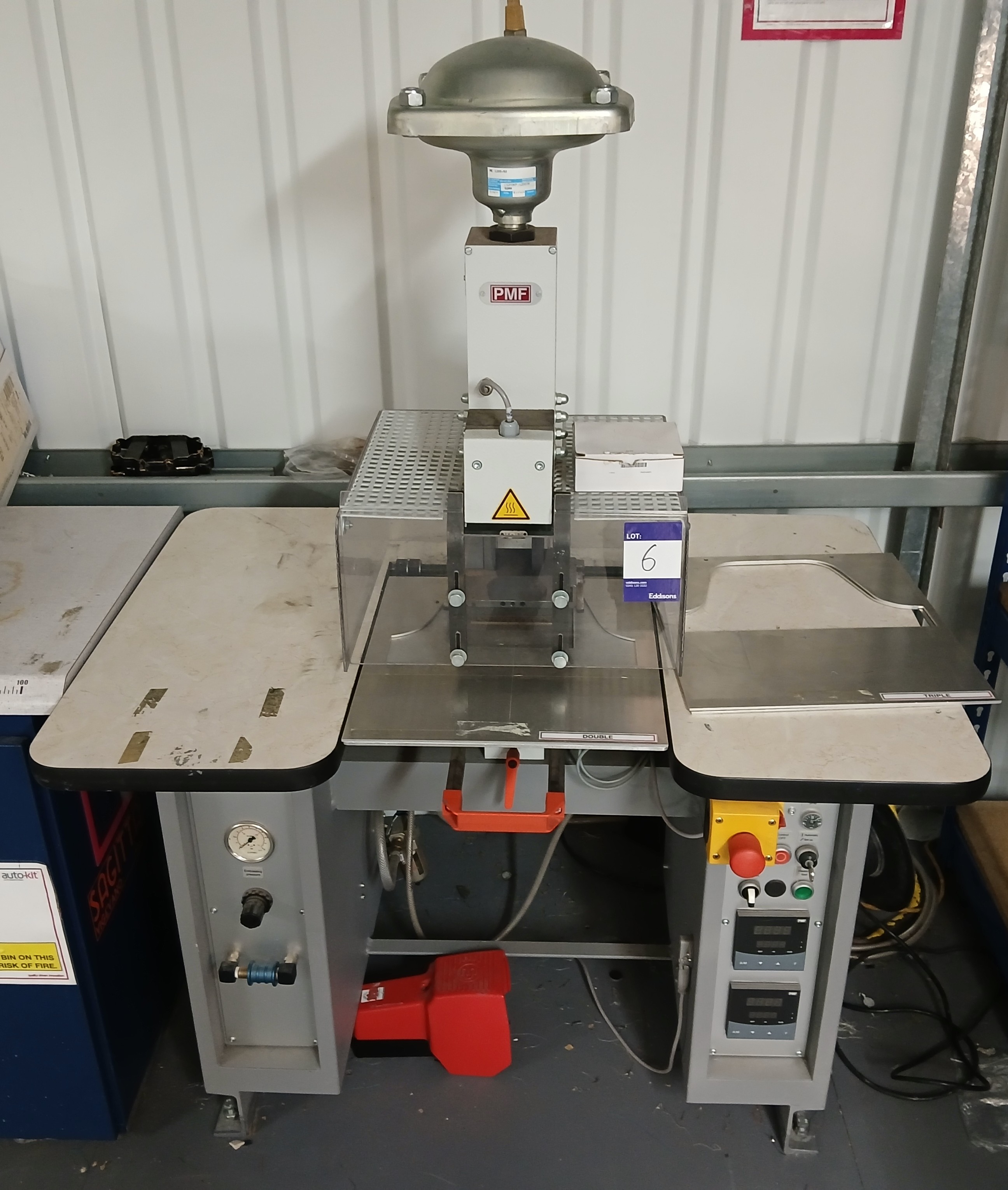 PMF Embossing Machine (Type 881/0701, Serial Number 120551, Year 2015), Located on Mezzanine. (Pleas - photo 1