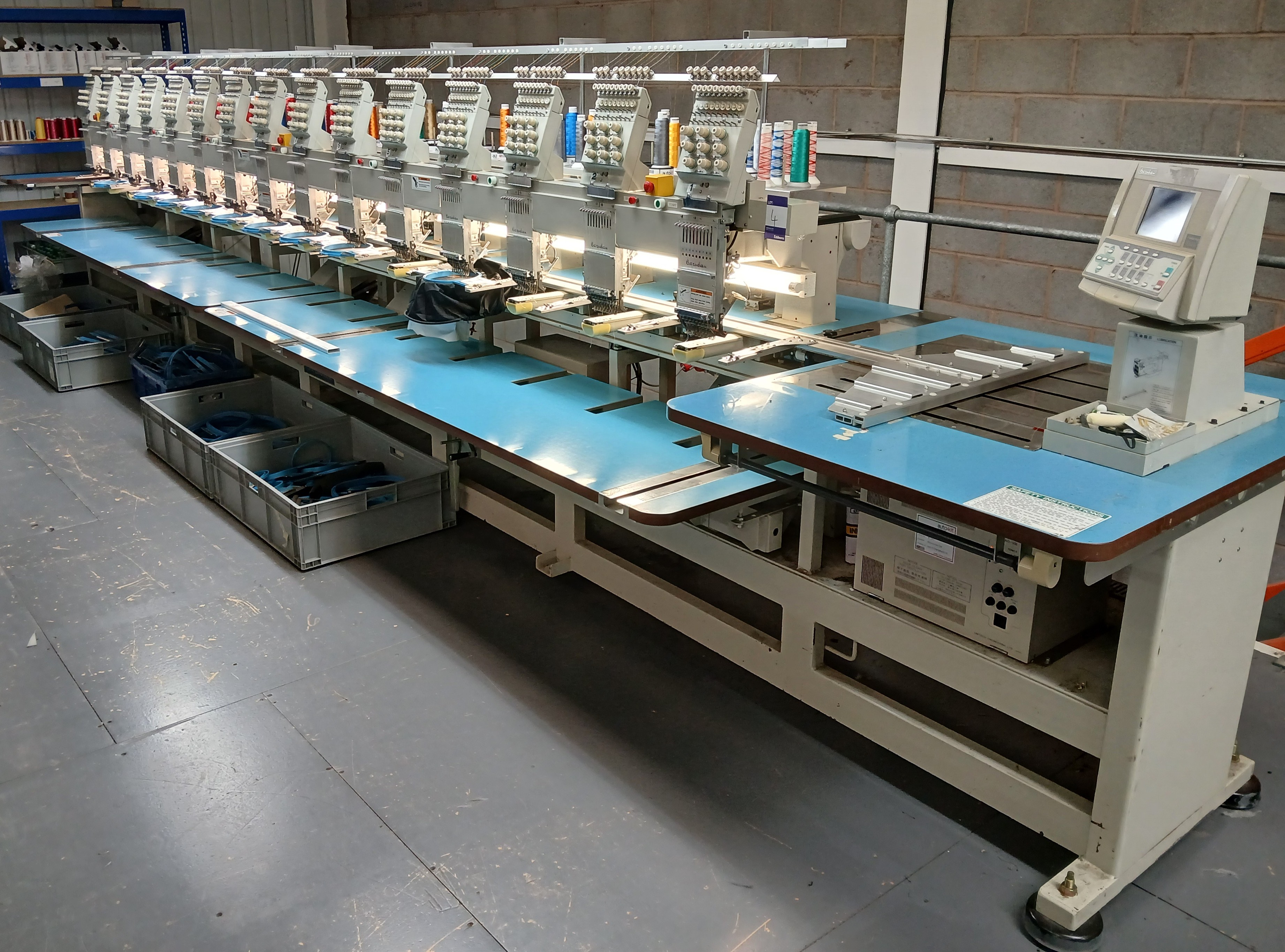 Barudan Bensme-ZN-15U 15 Head Embroidery Machine (Serial Number 7EC0463), with Automat Driver UAD-VI - photo 1