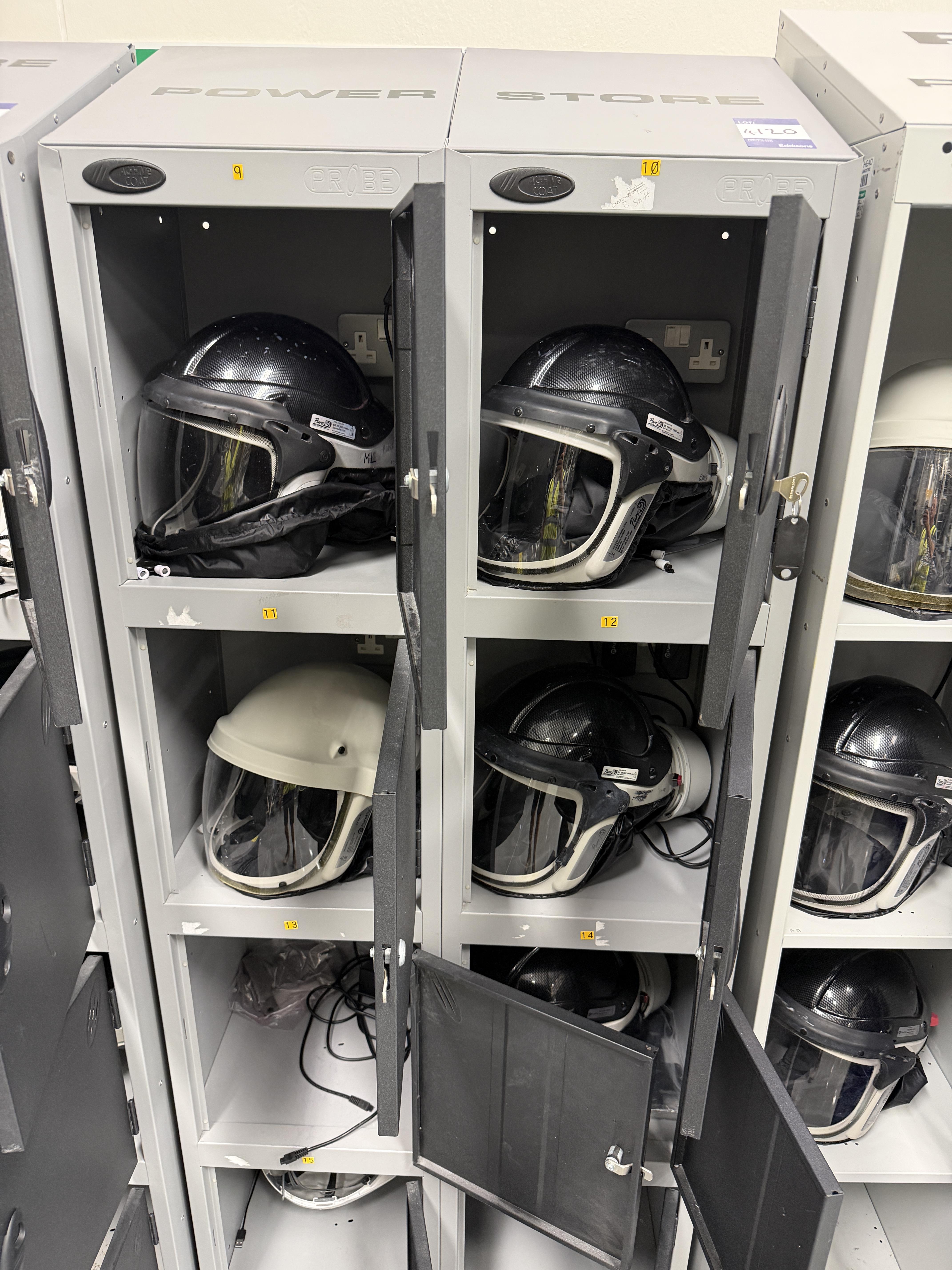 Pureflo Changing Locker. Eight section Changing Locker for Pureflo Breathing Helmets with 5 x Helmet - photo 1