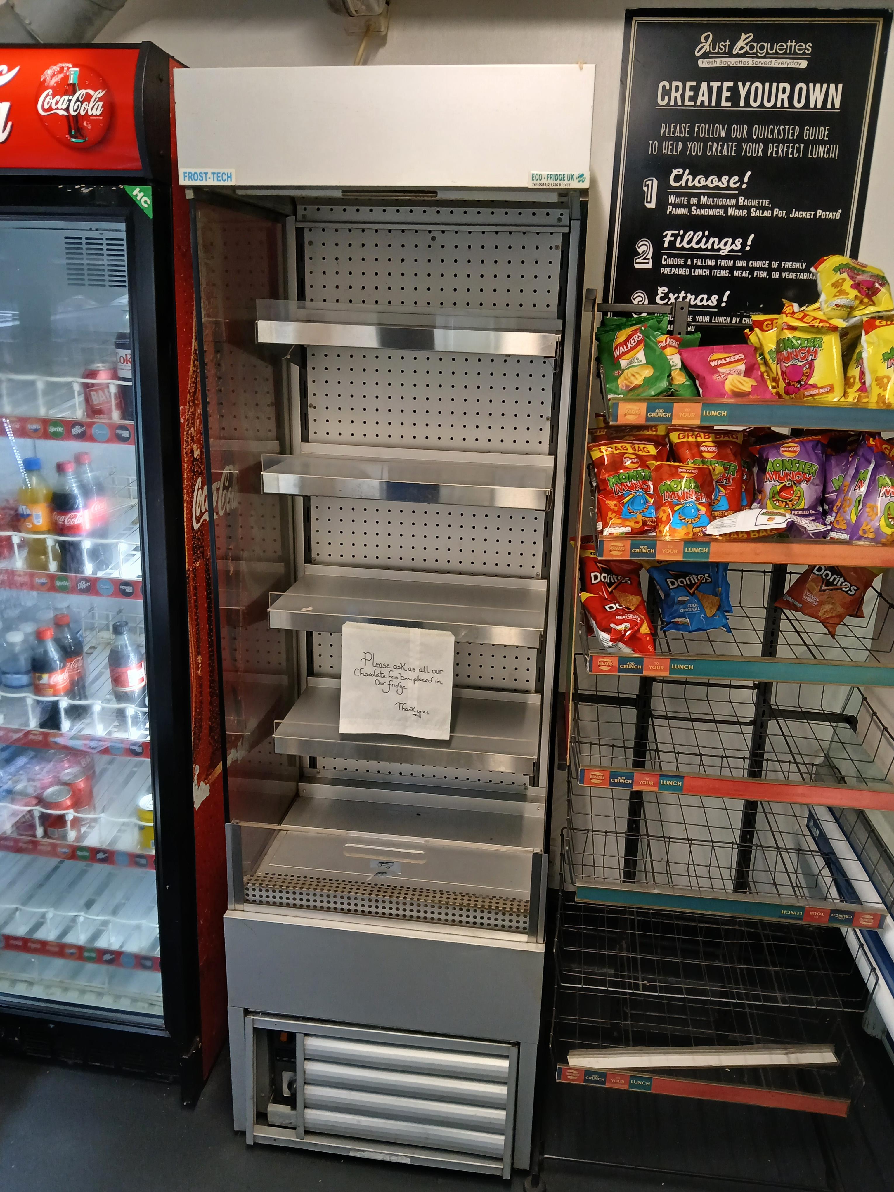 Frost-Tech Open Fronted Display Fridge (Approx. 600W x 1950H), and Confectionary Wire Racking (Conte - photo 1